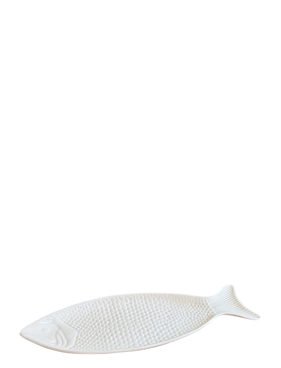 Caja Company - Fish dish white, medium - servierplatten - white - 0