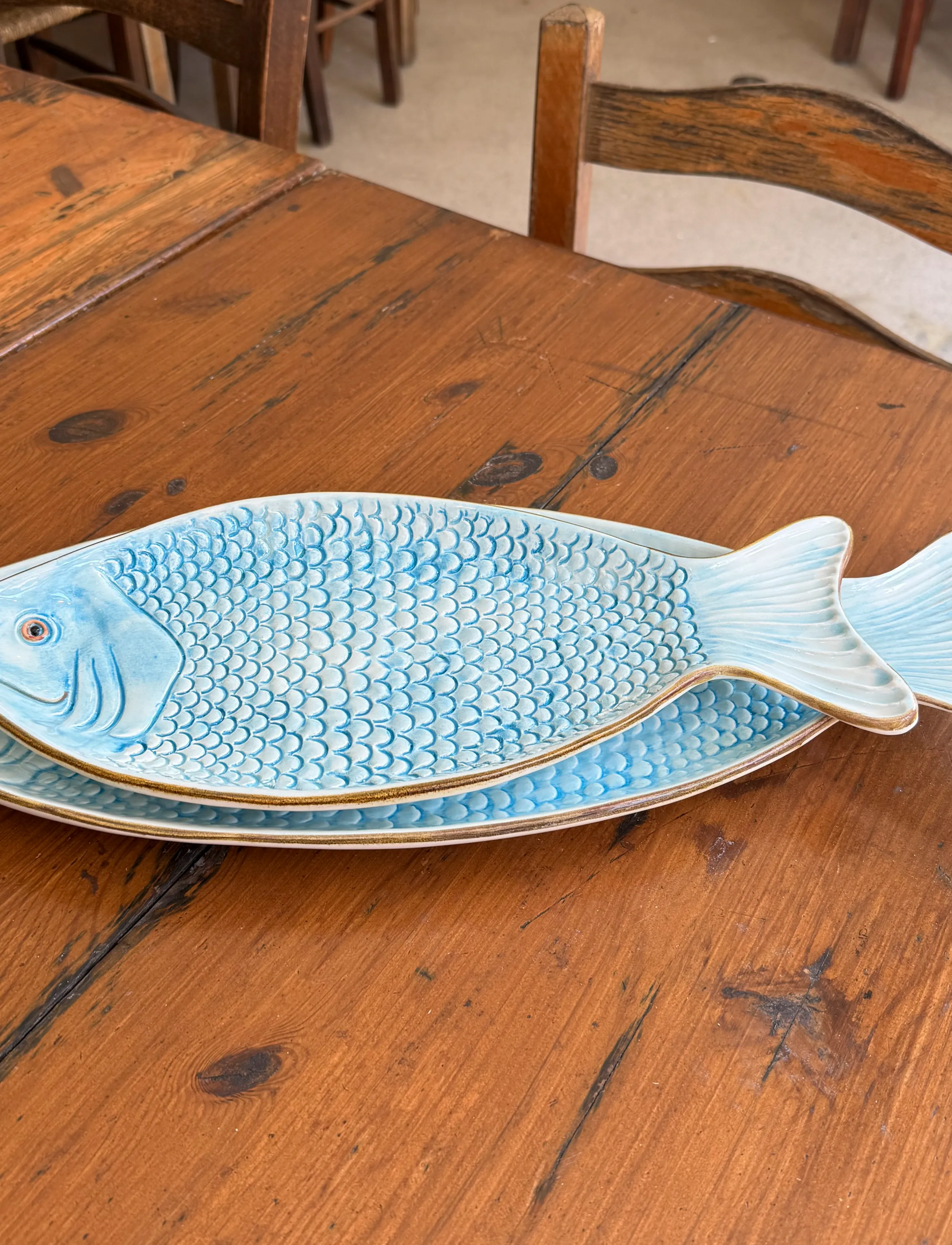 Caja Company - Fish dish white, large - white - 2