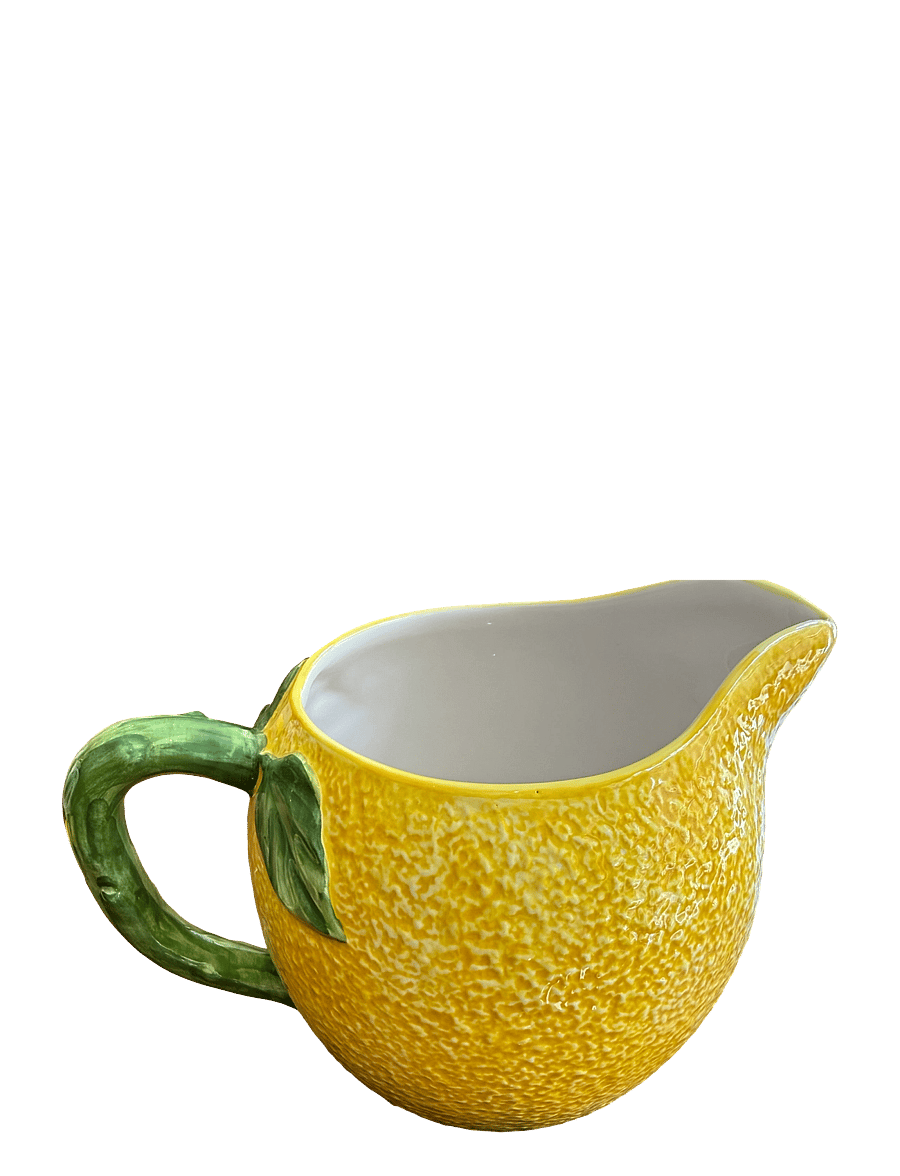 Caja Company - Lemon milk jug, large - piena trauciņi - yellow/green/white - 1