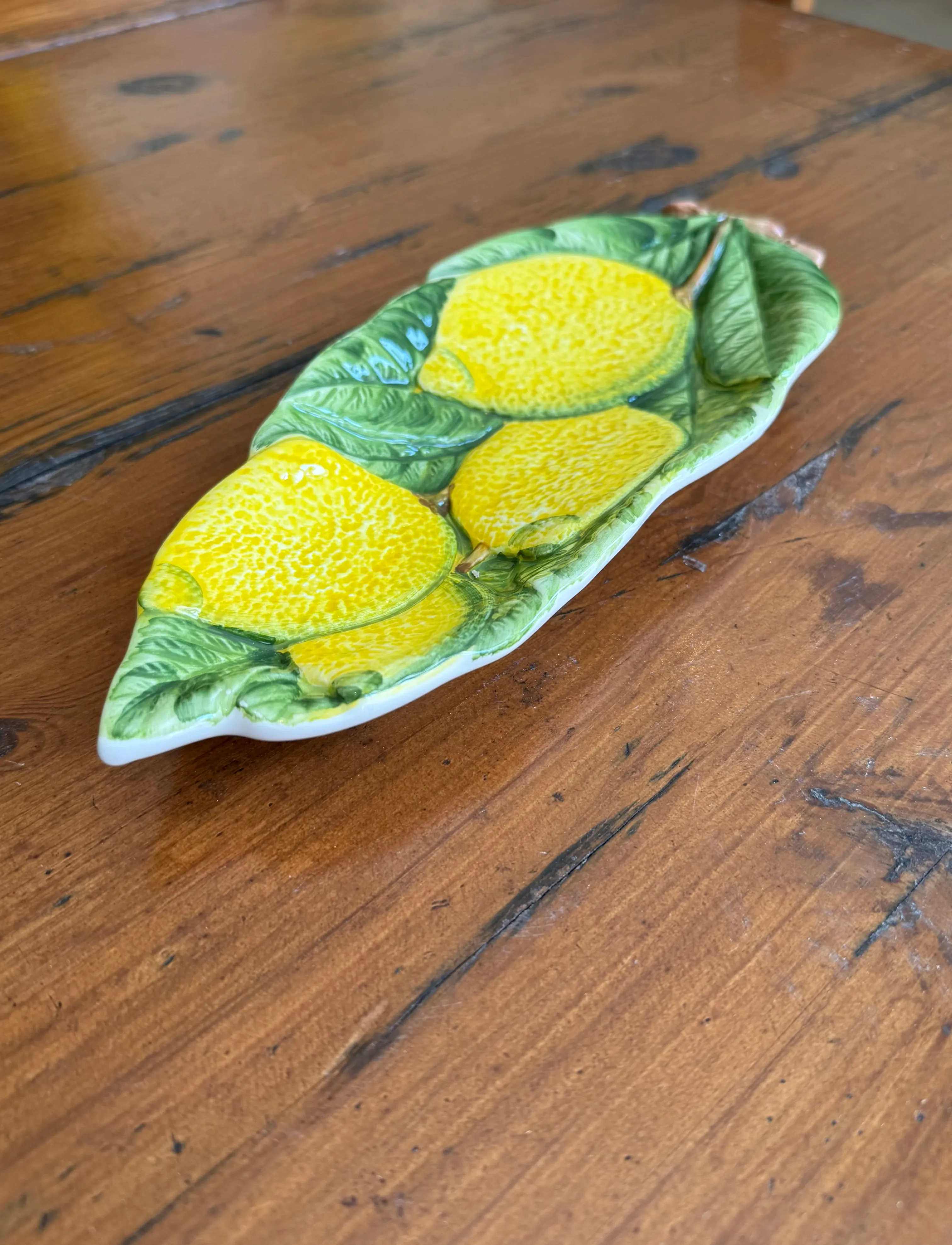 Caja Company - Spoon rest lemons - servierplatten - yellow/green/braun - 2