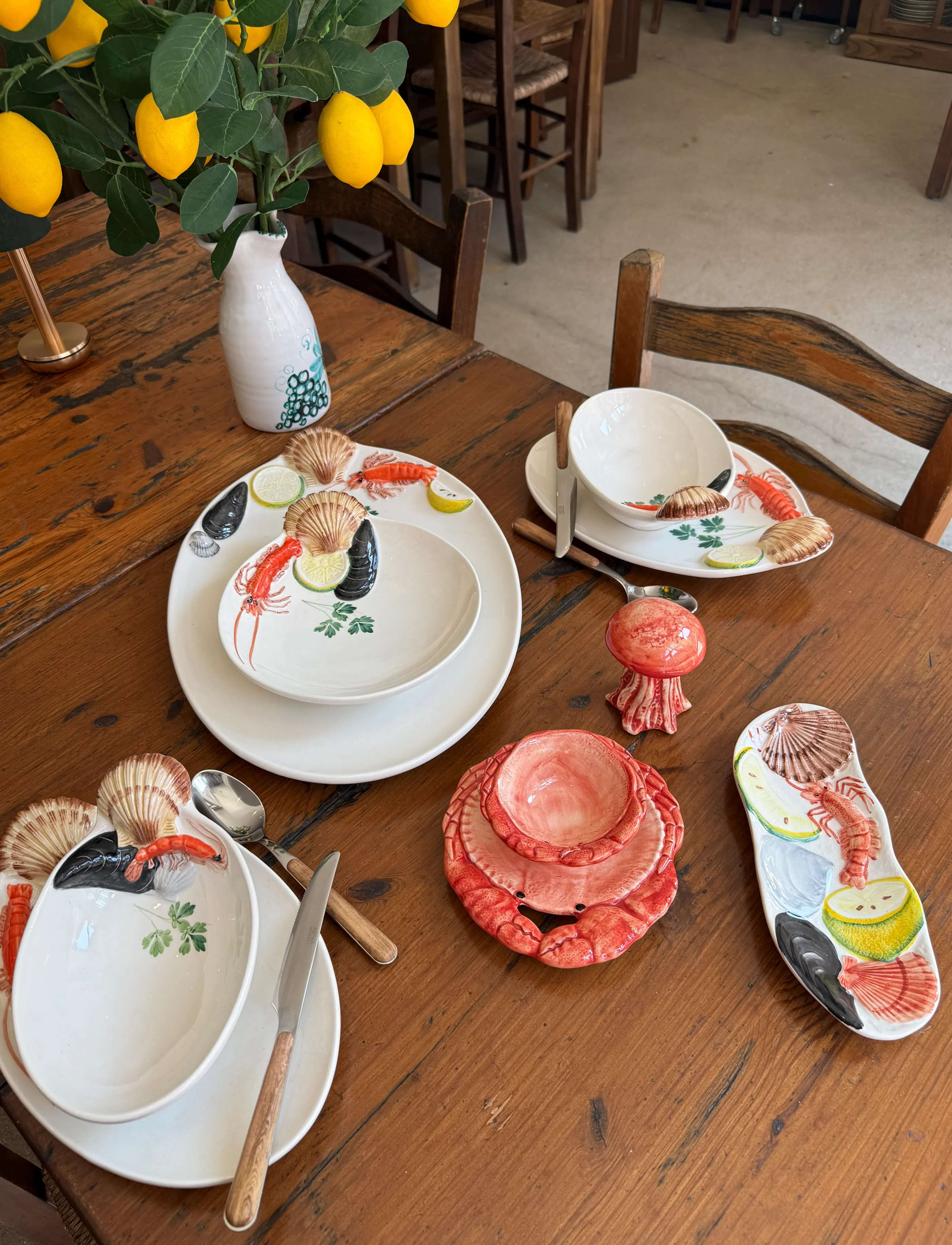 Caja Company - Crab plate - frühstücksteller - red - 2
