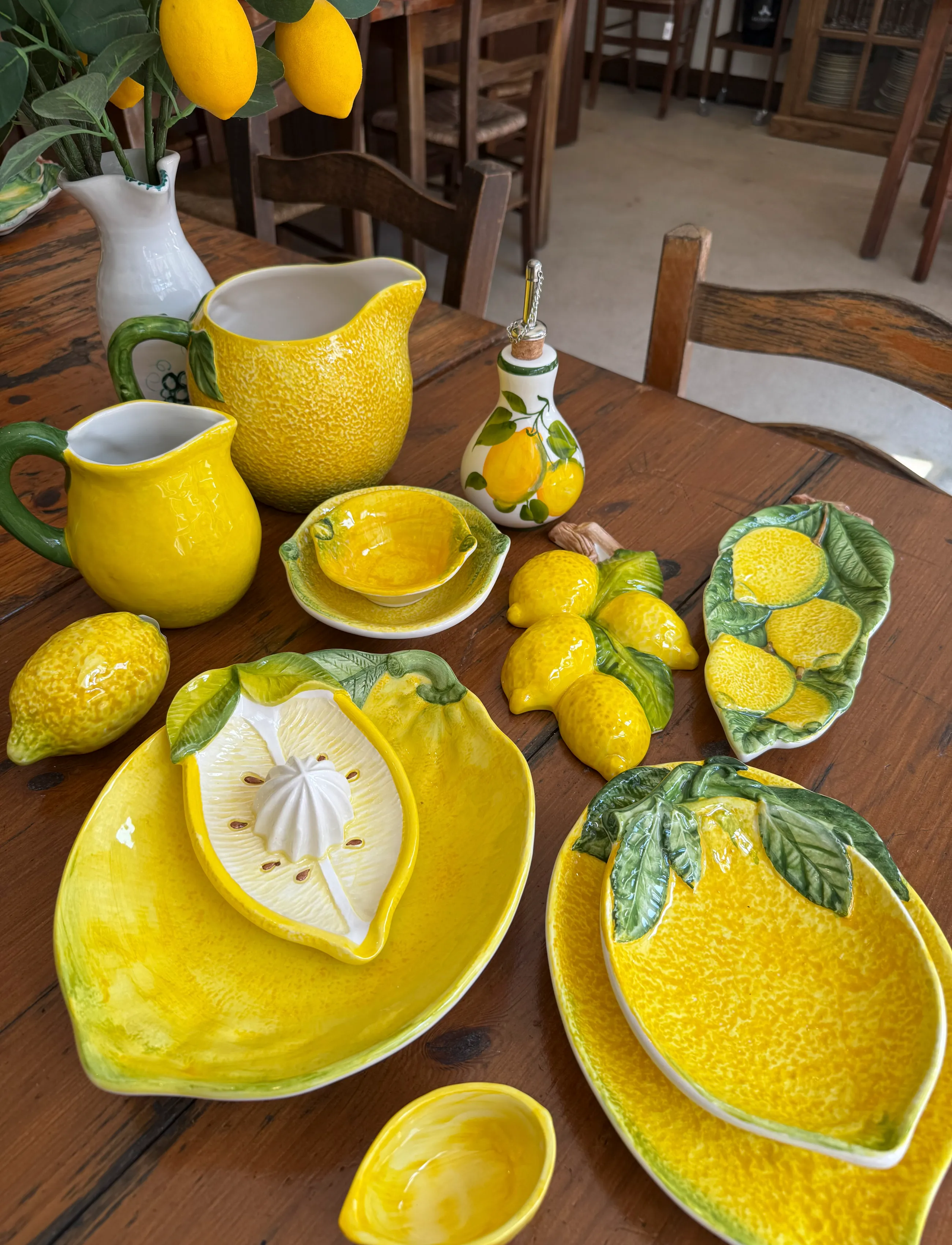 Caja Company - Lemon jug 1 liter - wasserkaraffen - yellow/green/white - 4