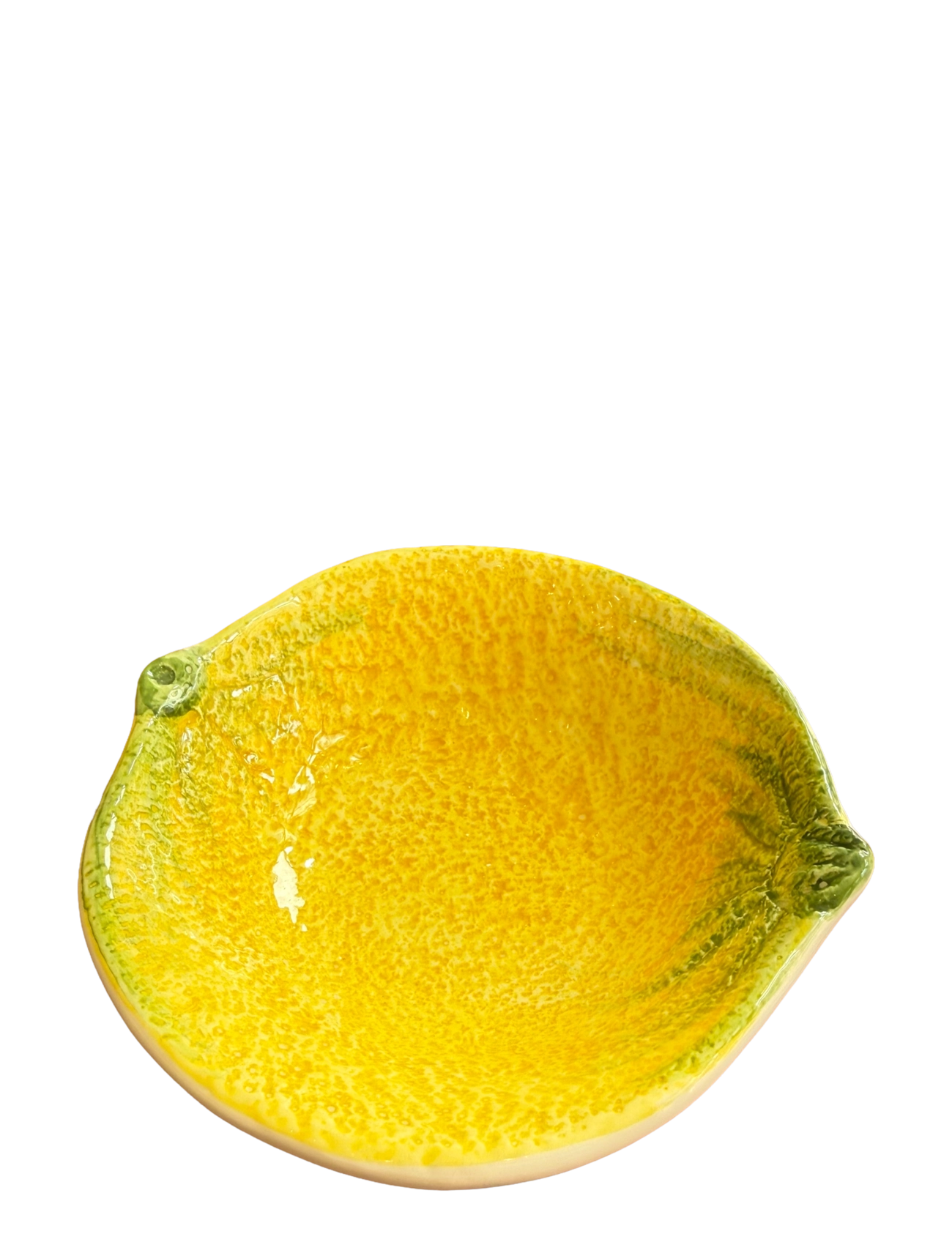 Caja Company Lemon bowl, round medium - Caja Company - YELLOW/GREEN/WHITE / yellow