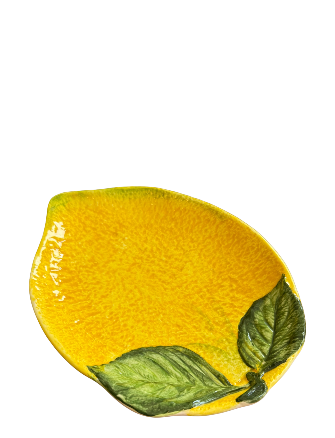 Caja Company Lemon bowl/dish like lemon - Caja Company - YELLOW/GREEN / yellow