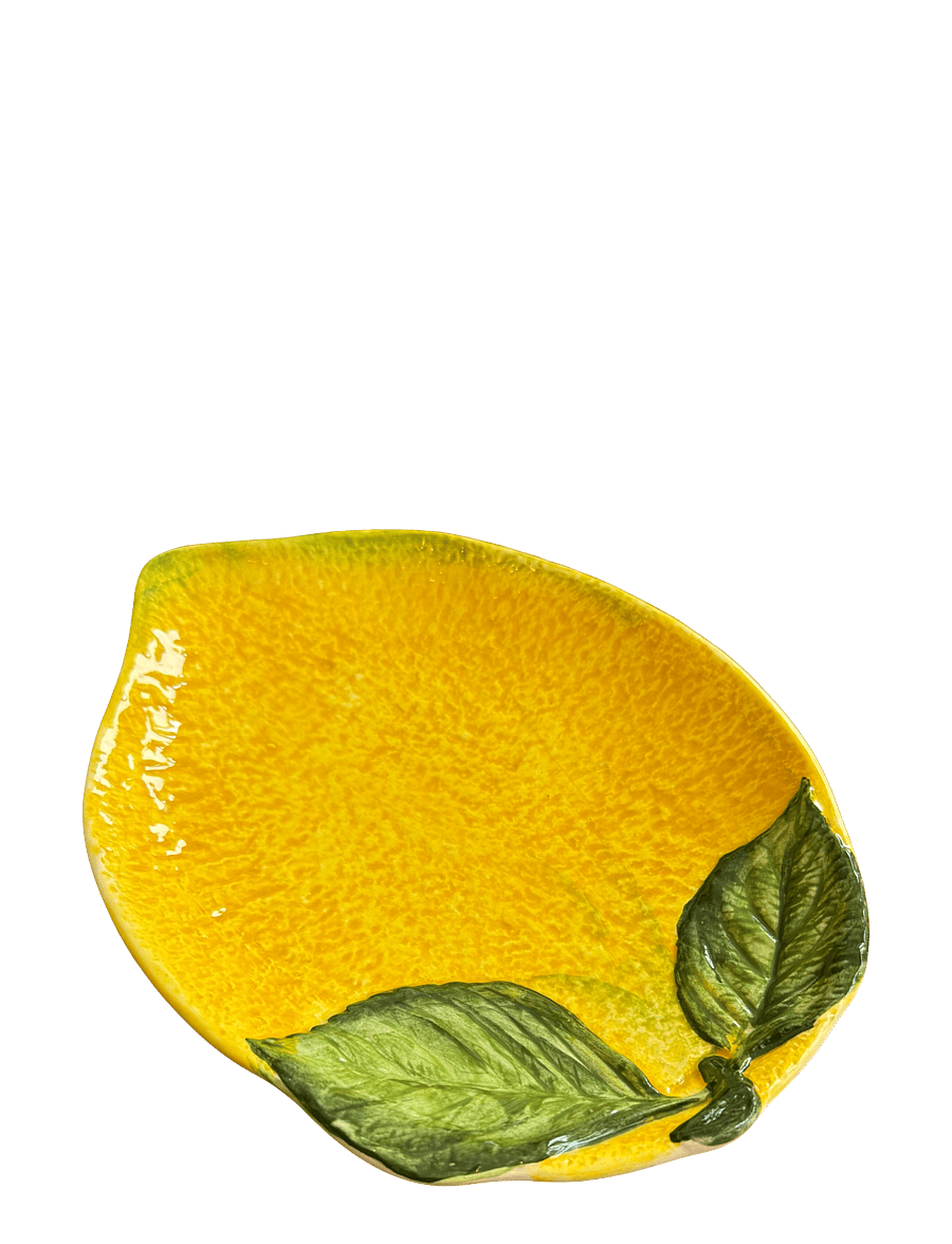Caja Company - Lemon bowl/dish like lemon - serviravimo lėkštės - yellow/green - 0