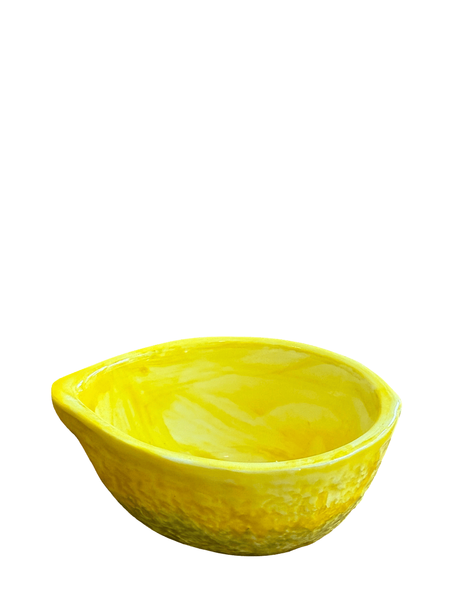 Caja Company - Lemon bowl small salad bowl "Pinzimonio" - servierschalen - yellow - 1