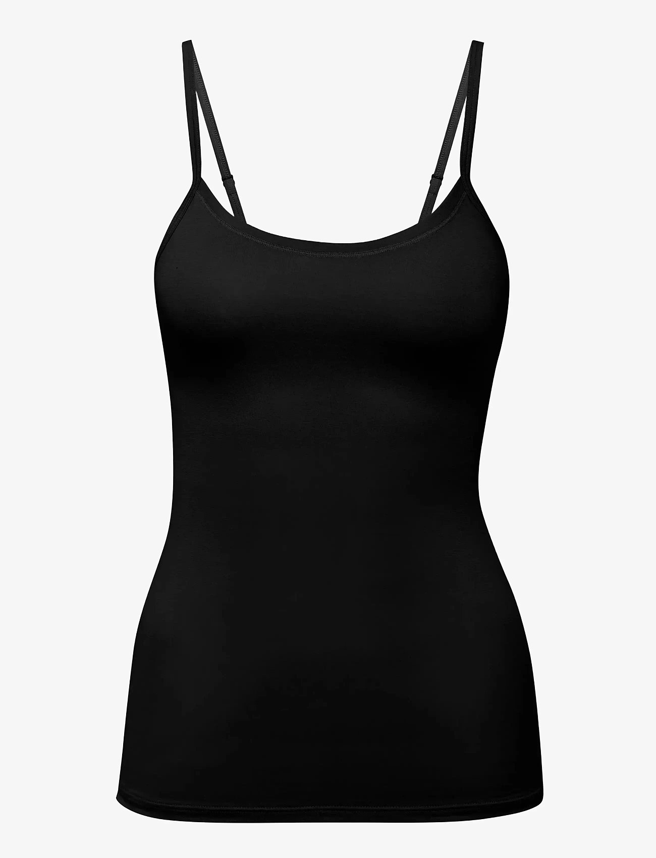 Calida - Natural Comfort  Spaghetti top - topy bez rękawów - black - 3