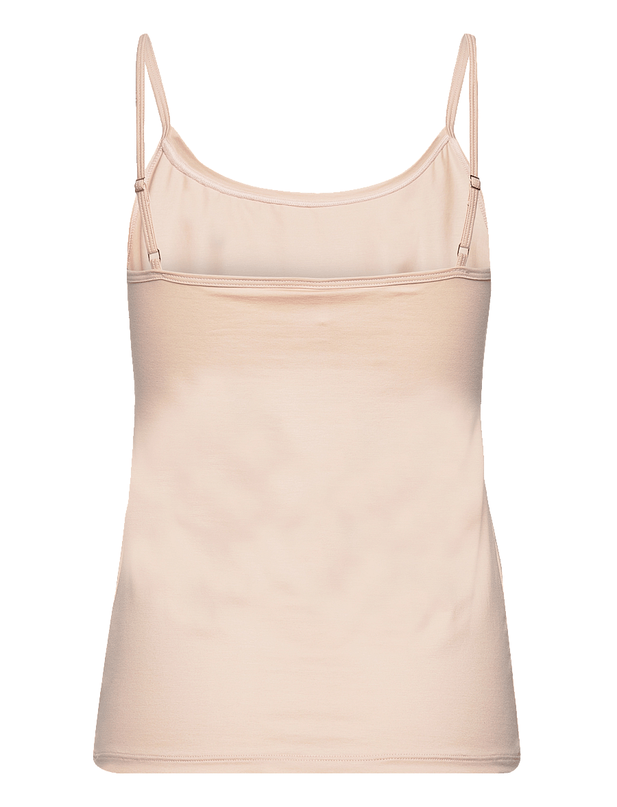 Calida - Natural Comfort Spaghetti top - linnen - rose teint - 2