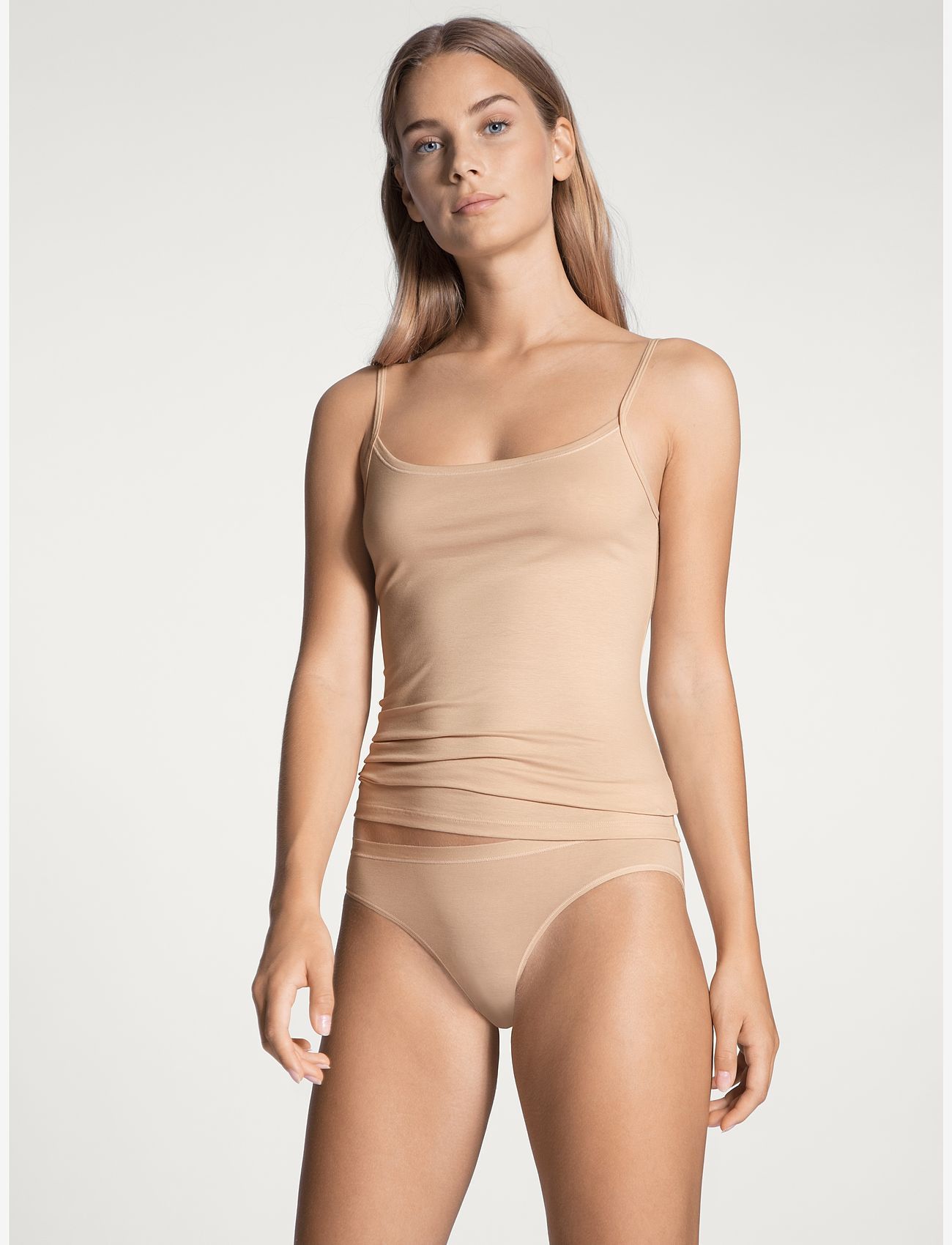 Calida - Natural Comfort  Spaghetti top - Ärmellose tops - rose teint - 0