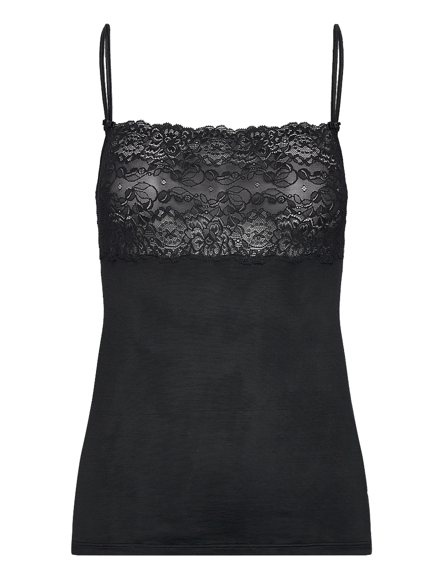 Calida - Sensual Secrets Spaghetti top - Ärmellose tops - black - 1