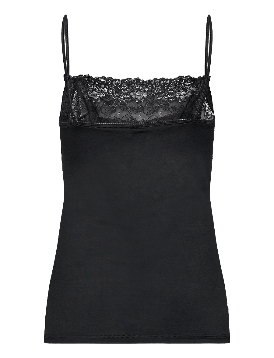 Calida - Sensual Secrets Spaghetti top - Ärmellose tops - black - 2