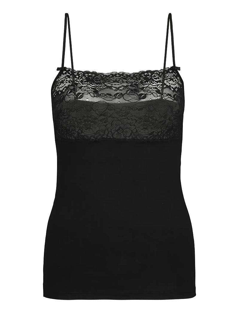 Calida - Sensual Secrets Spaghetti top - tanktops - black - 3