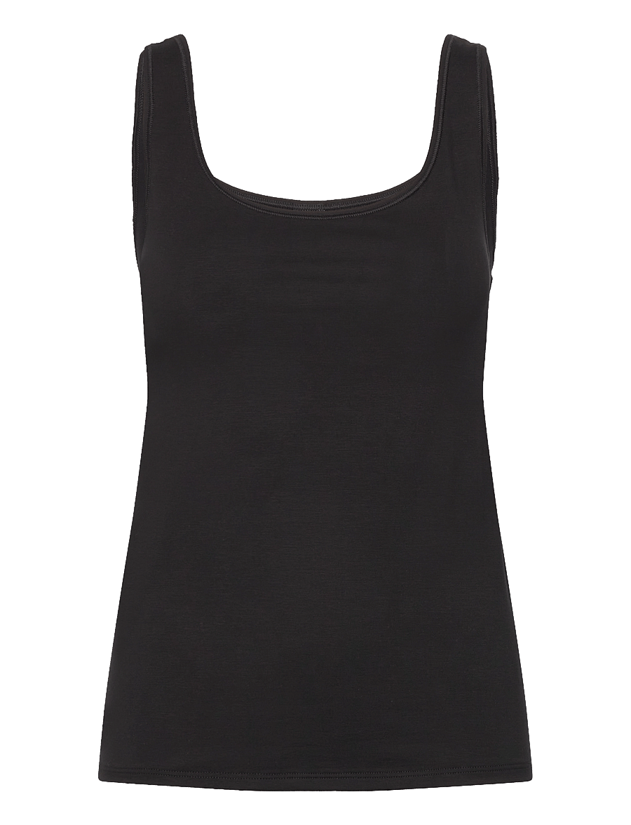Calida - Natural Comfort Tank top - mouwloze tops - black - 1