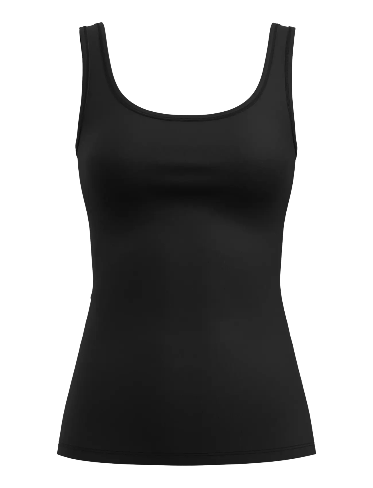 Calida Natural Comfort Tank top - Tøj - BLACK / black
