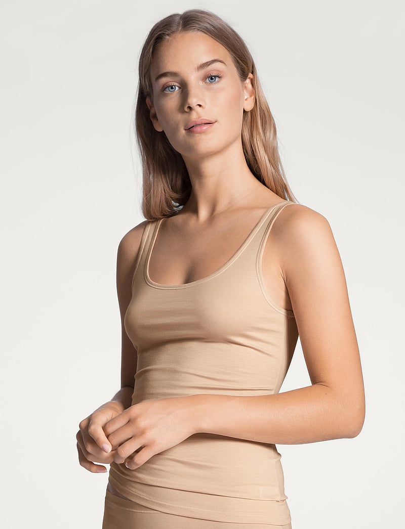 Calida - Natural Comfort Tank Top - linnen - rose teint - 3