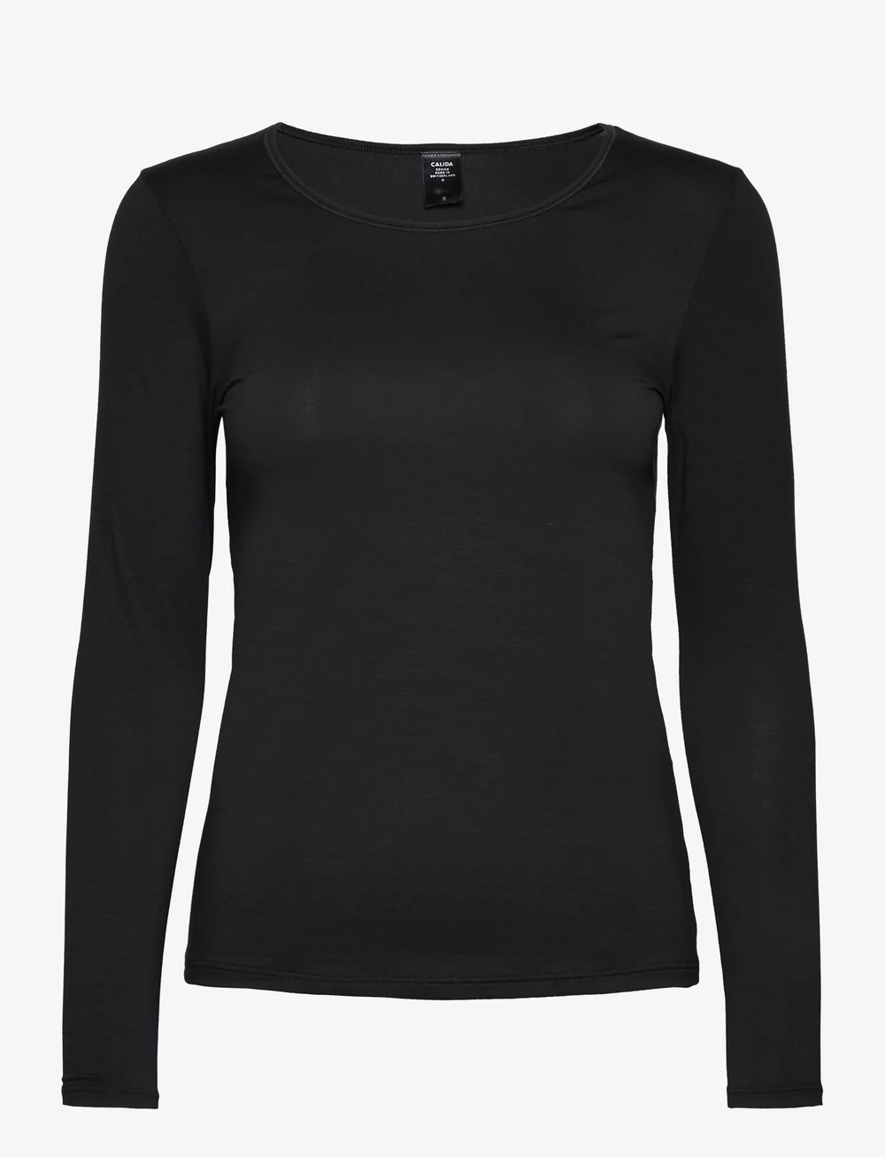 Calida - Natural Comfort Top long-sleeve - long-sleeved tops - black - 1