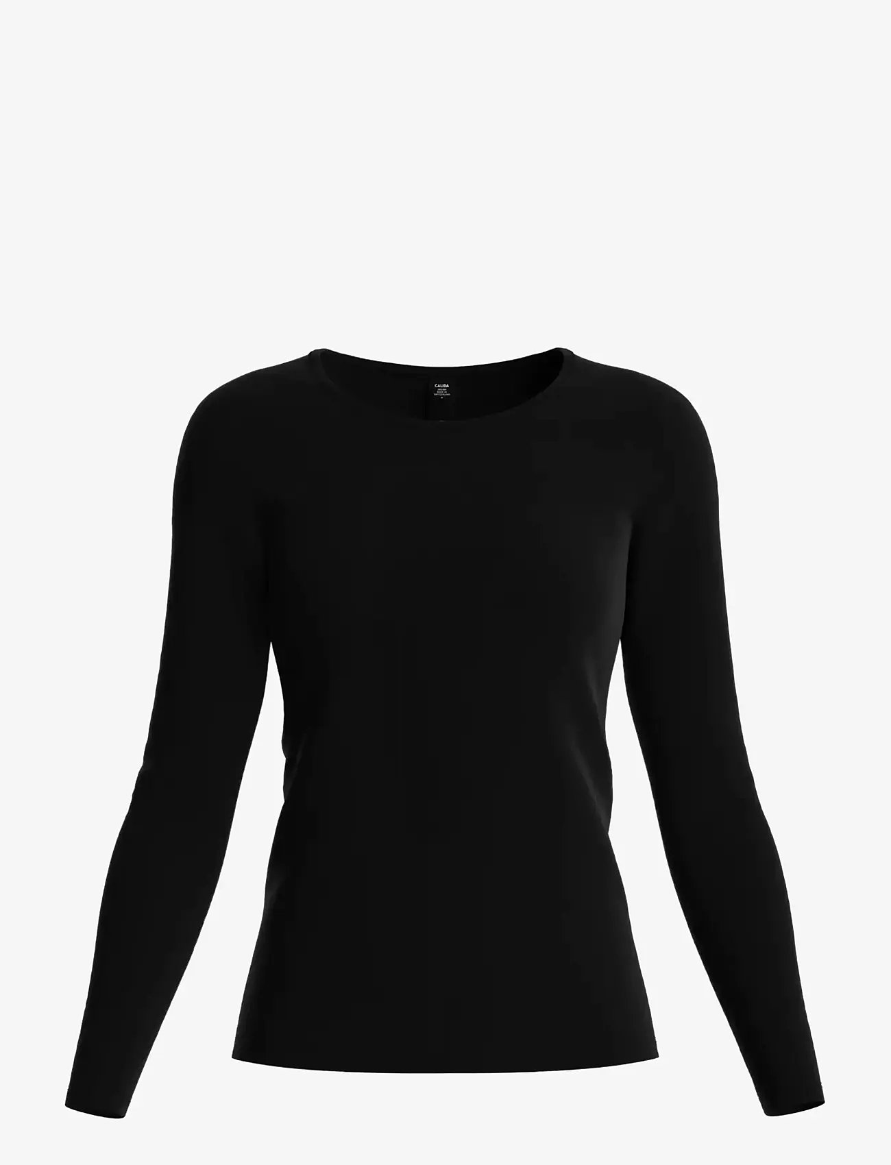 Calida - Natural Comfort  Top long-sleeve - langærmede toppe - black - 3