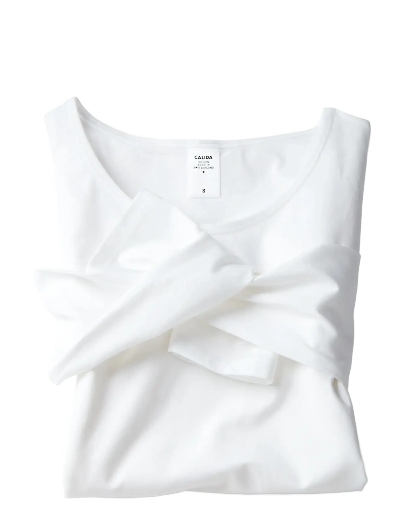 CALIDA Natural Comfort Oberteil Lange Ärmel Weiß - XXS - Damen