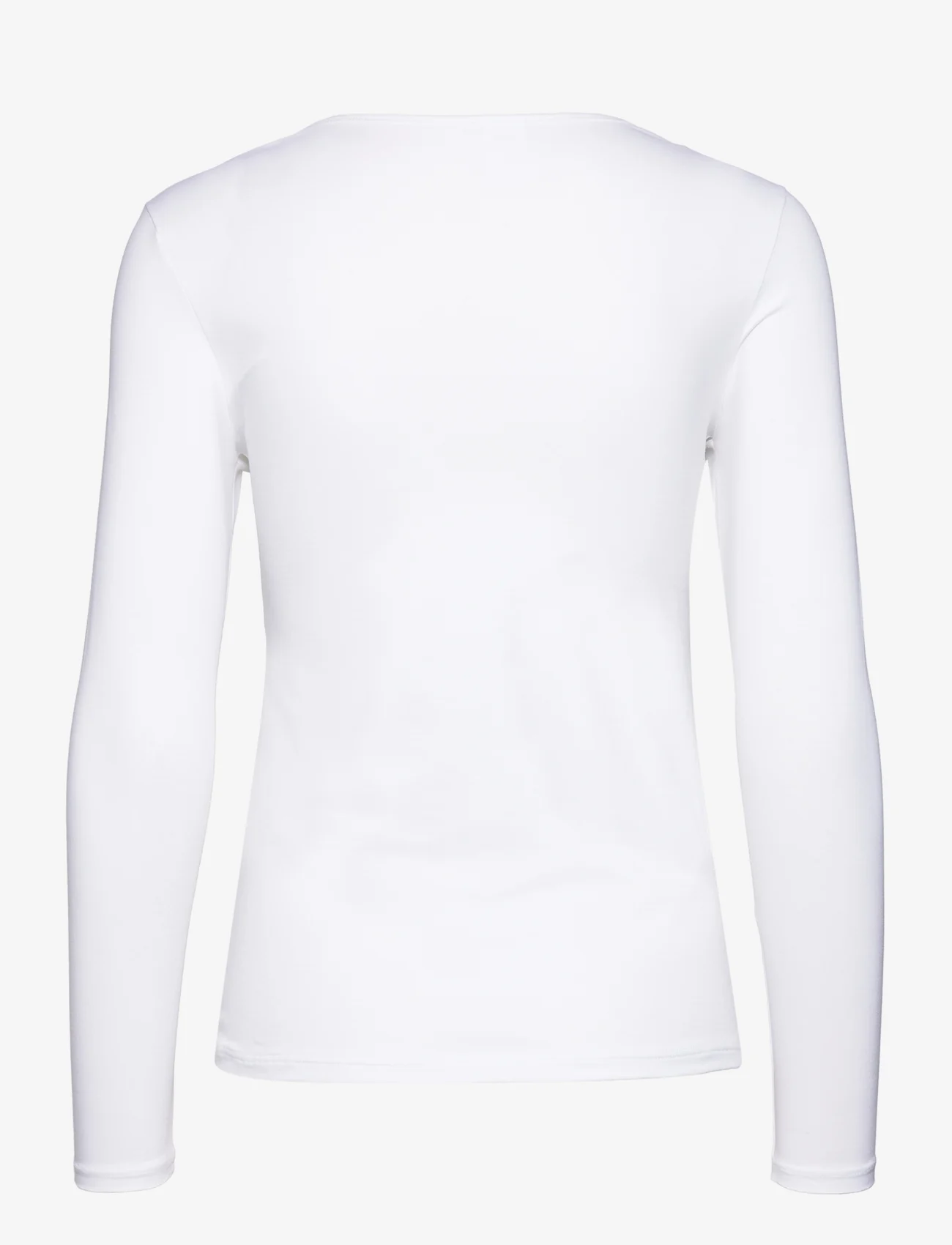 Calida - Natural Comfort  Top long-sleeve - långärmade toppar - white - 1