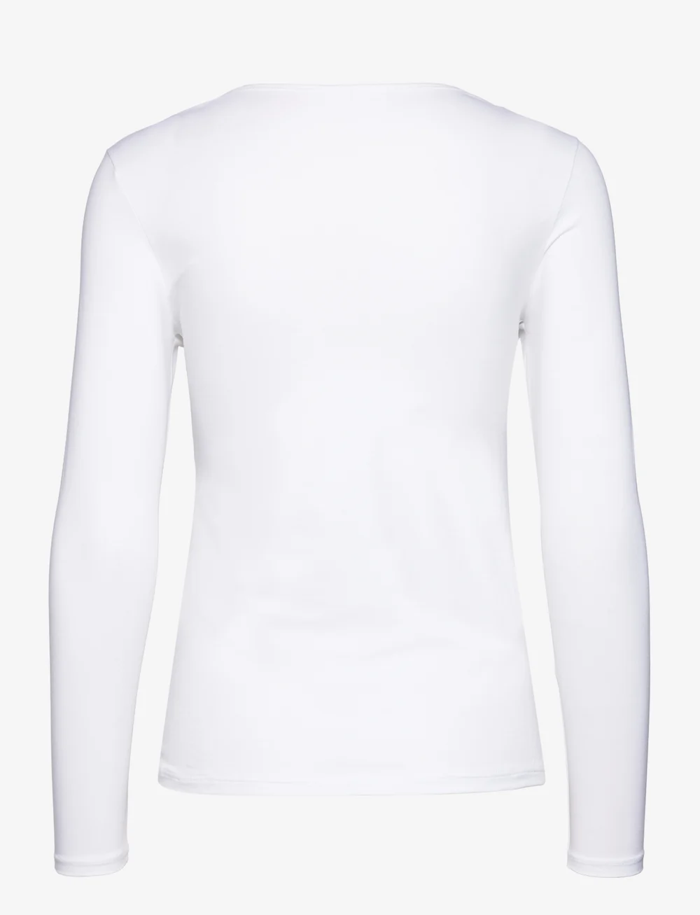 Calida - Natural Comfort Top long-sleeve - långärmade toppar - white - 1