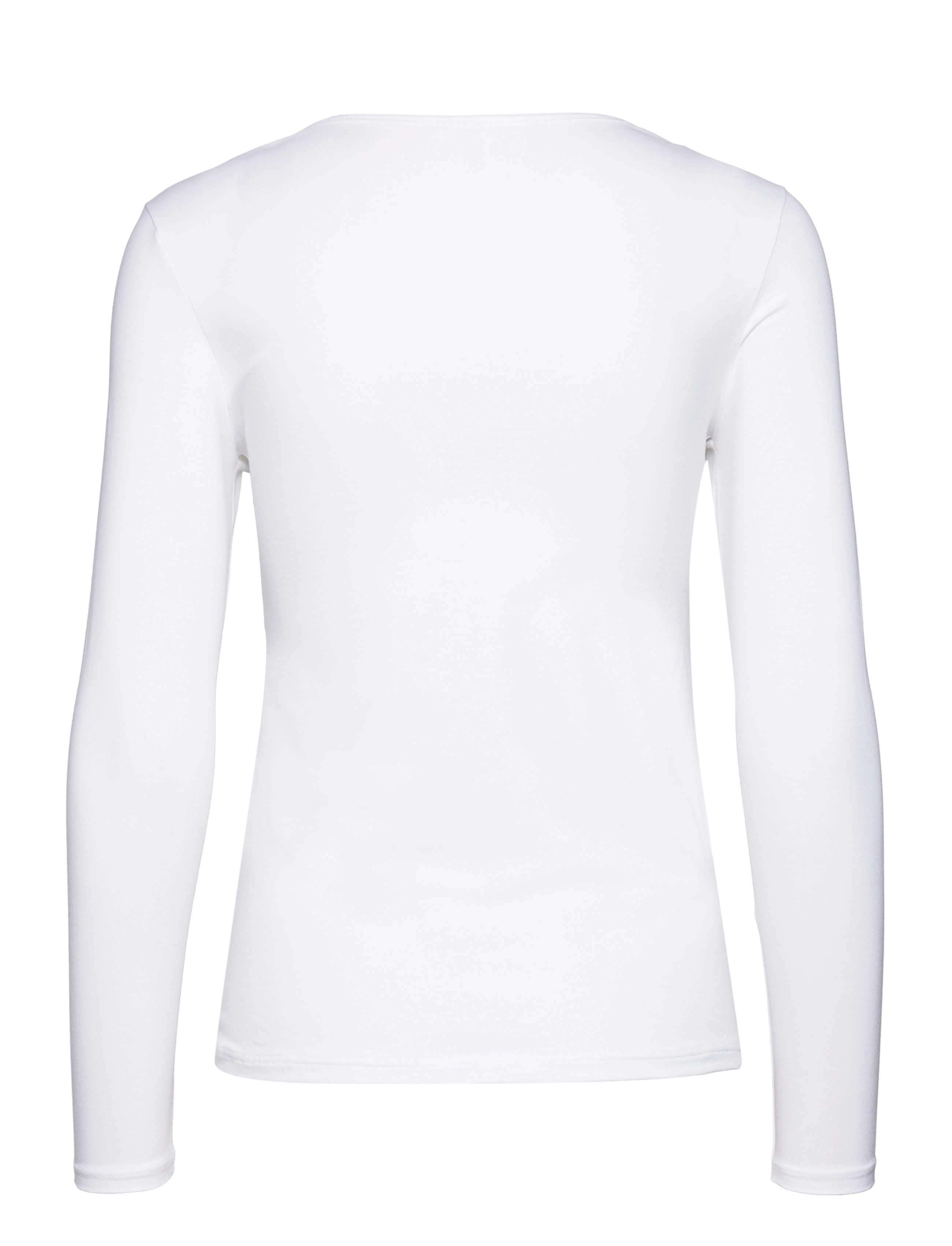 Calida - Natural Comfort  Top long-sleeve - langärmlige tops - white - 3