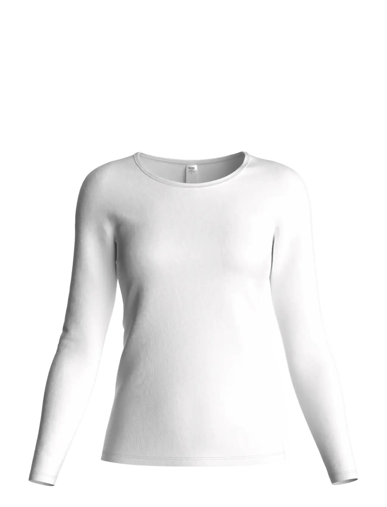 Calida - Natural Comfort  Top long-sleeve - long-sleeved tops - white - 2