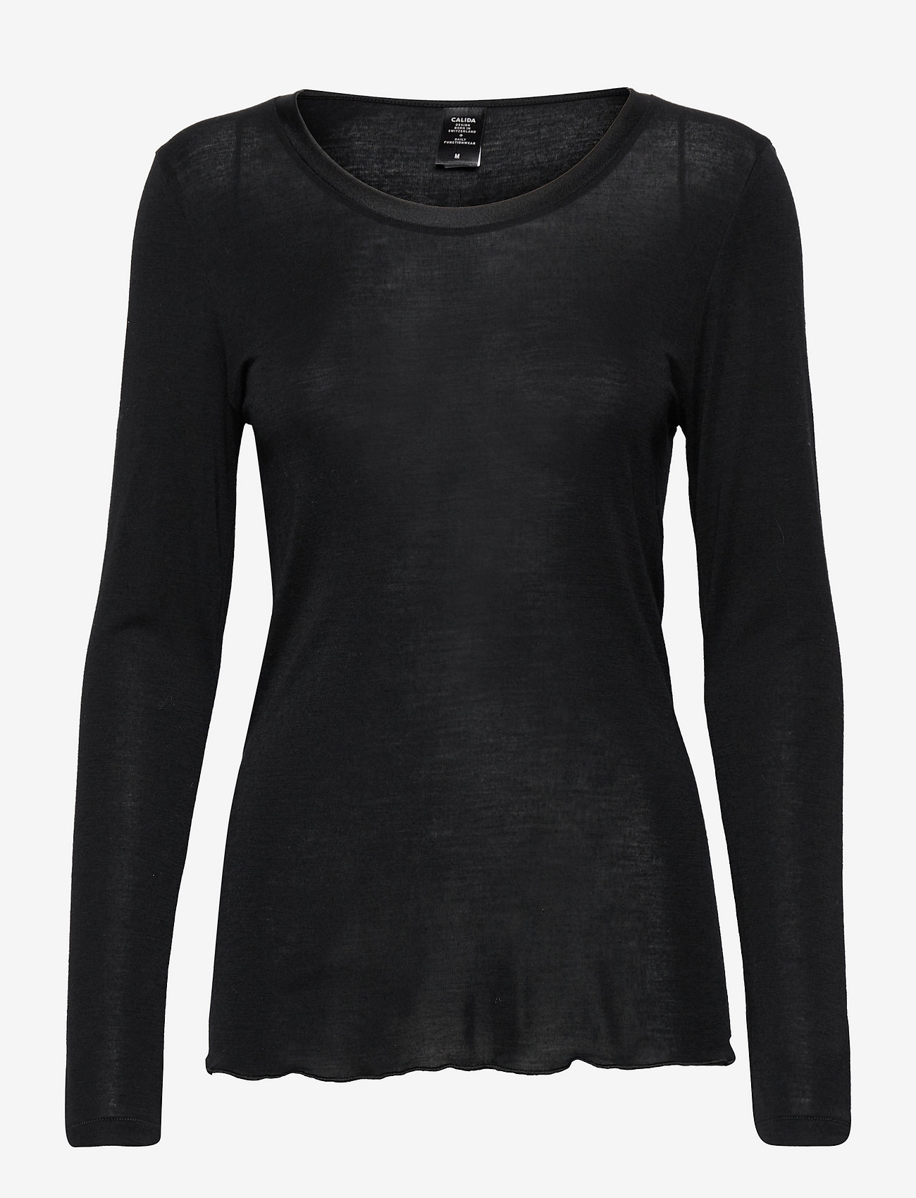 Calida - True Confidence Shirt - långärmade toppar - black - 0