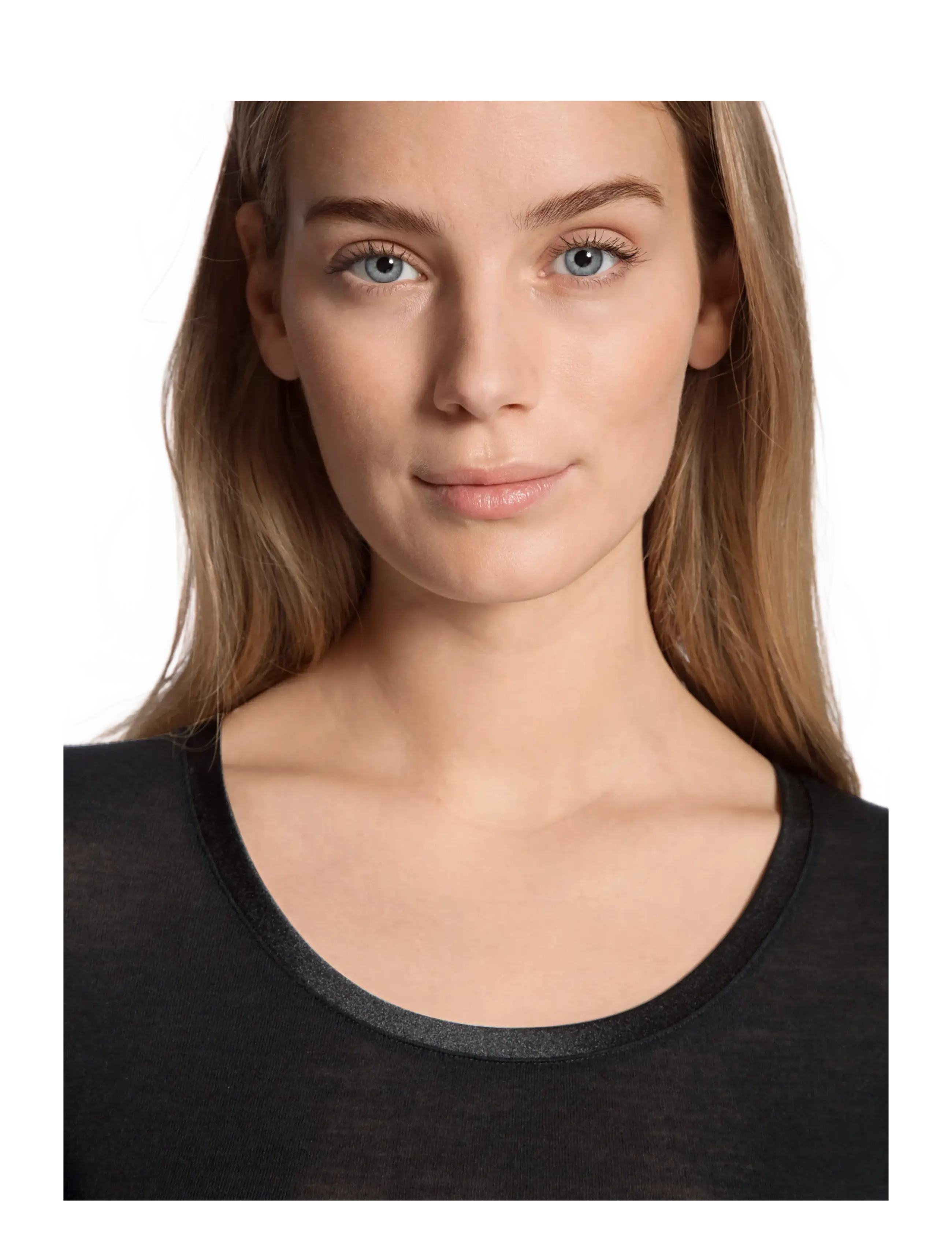 Calida - True Confidence Shirt - langärmlige tops - black - 3