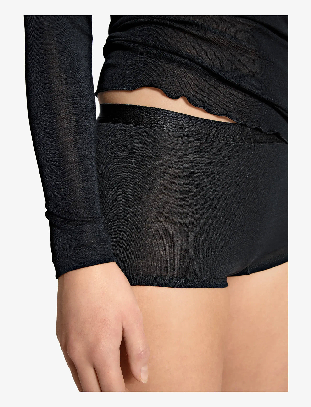 Calida - True Confidence Shirt - langærmede toppe - black - 4