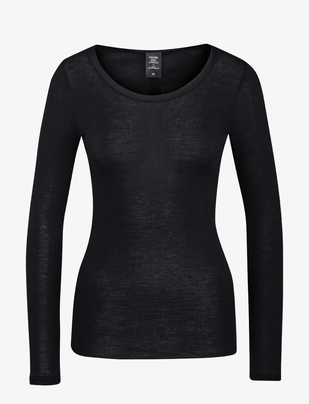 Calida - True Confidence Shirt - långärmade toppar - black - 5