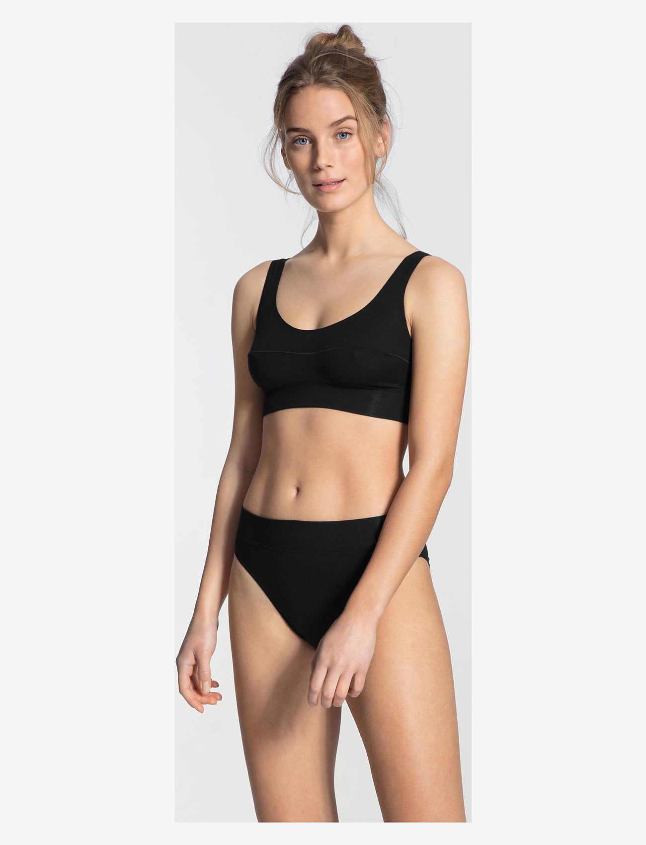 Calida - Elastic  Bustier - tank-top-bhs - black - 5