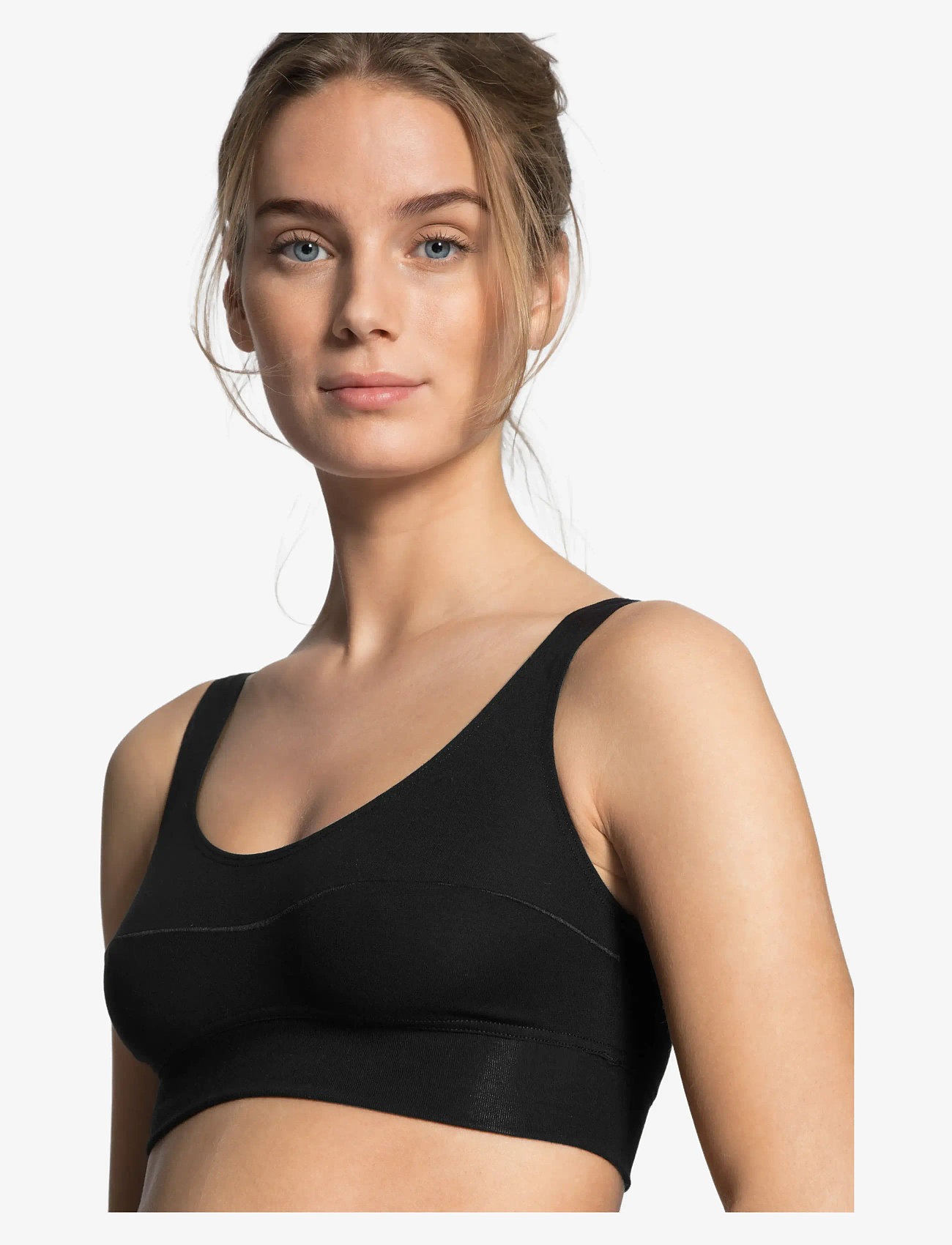 Calida - Elastic  Bustier - tank-top-bhs - black - 2