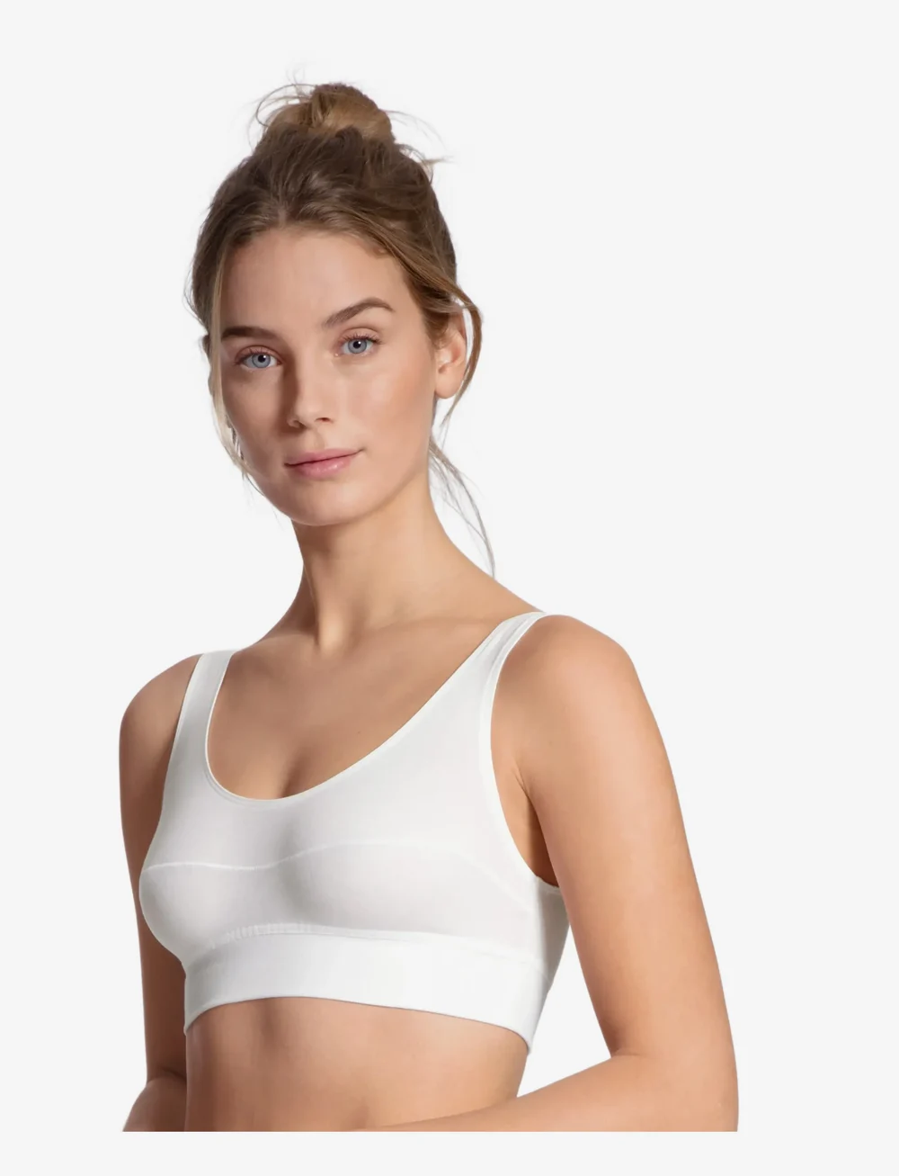 Calida - Elastic Bustier - bh-linnen - white - 1