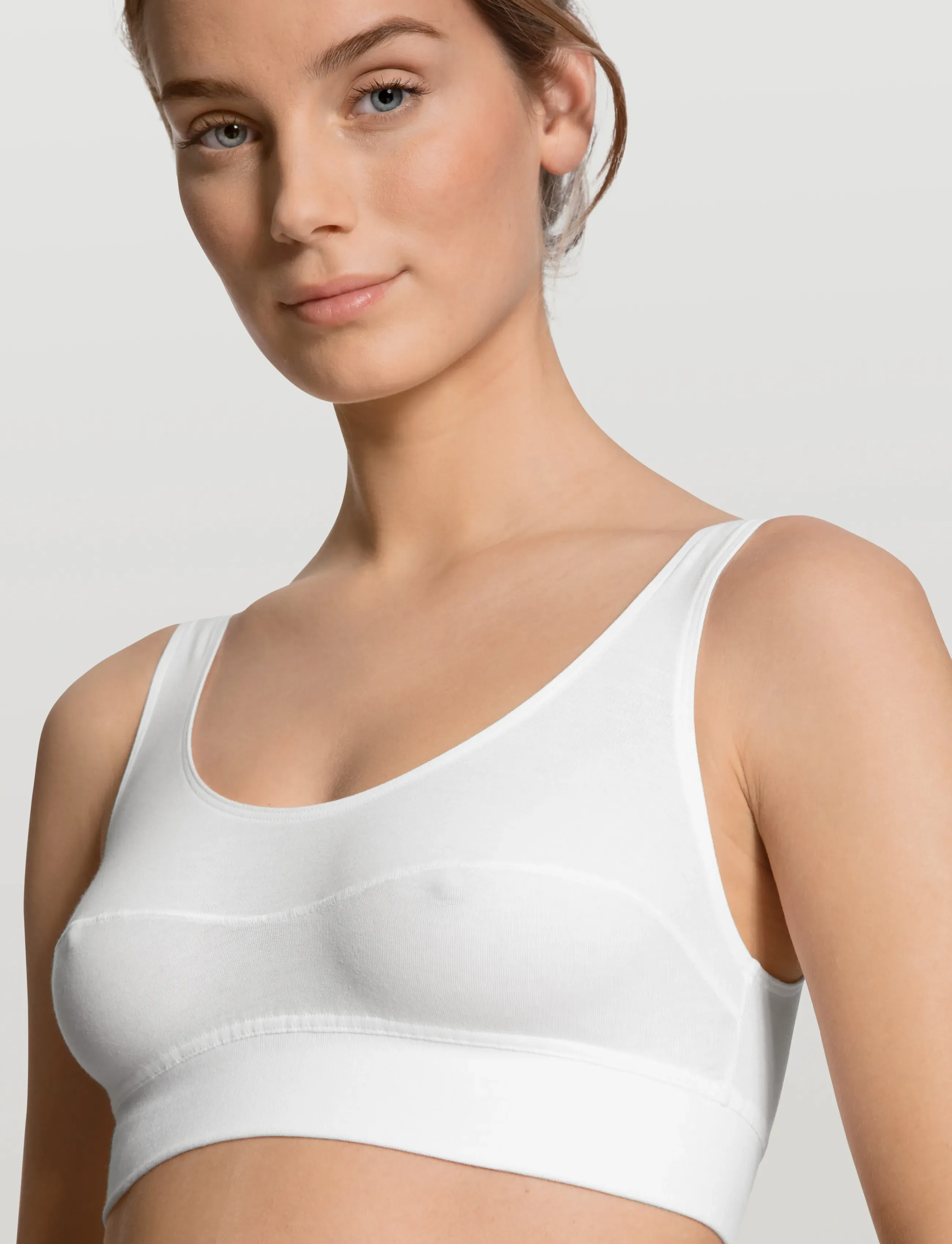 Calida - Elastic  Bustier - tanktopbeha's - white - 3