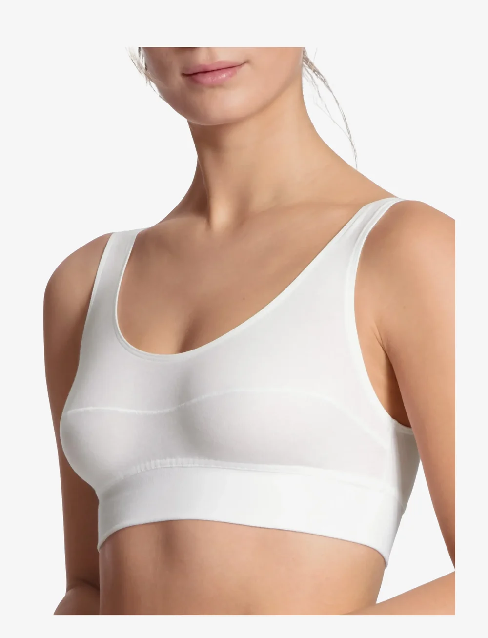 Calida - Elastic Bustier - bh-linnen - white - 4