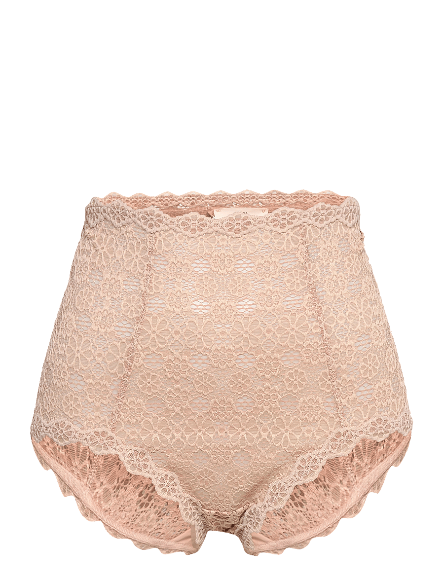 Calida - 100% Nature Daisy High Waist Brief - soft nude - 0