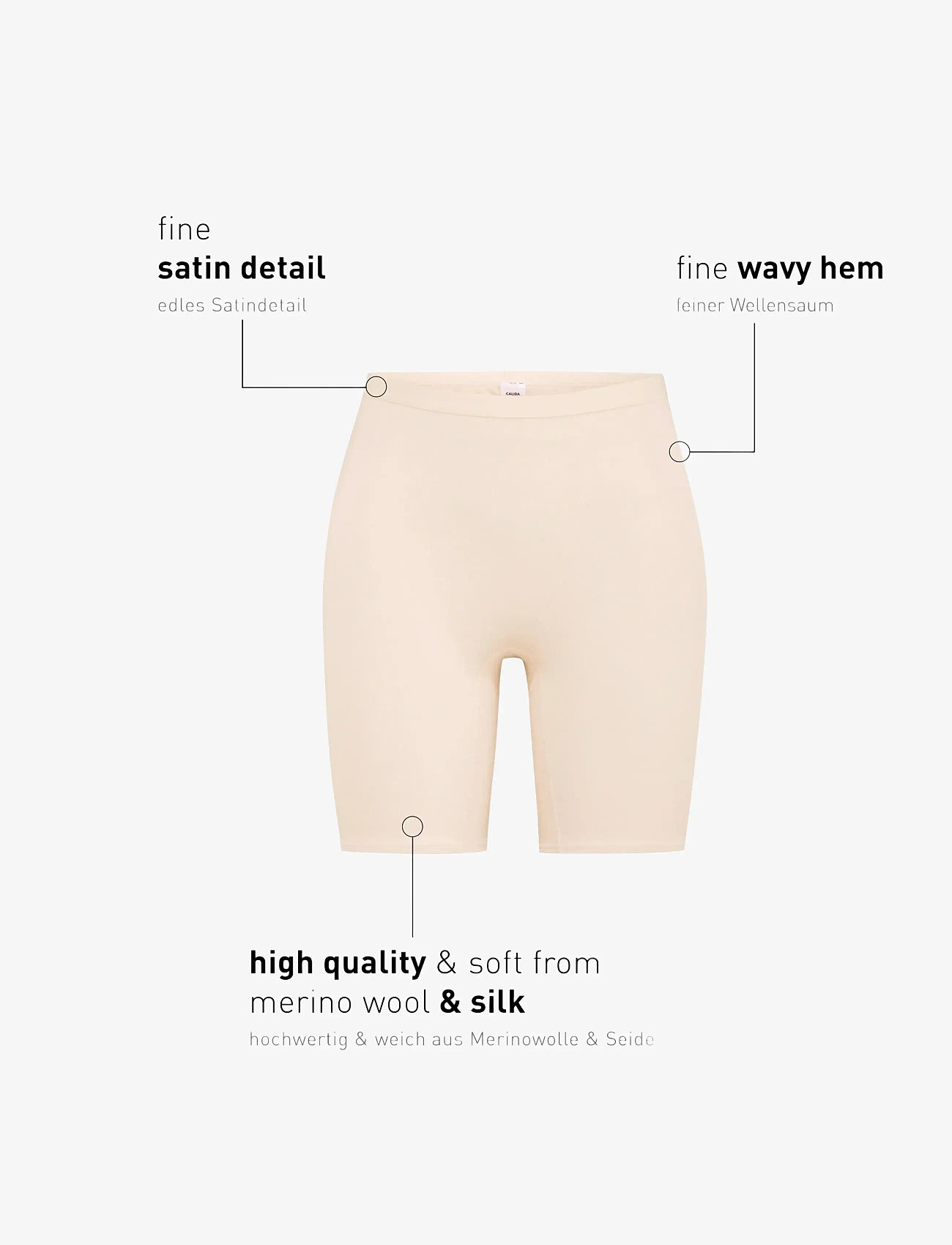 Calida - True Confidence  Pants - laveste priser - light ivory - 2