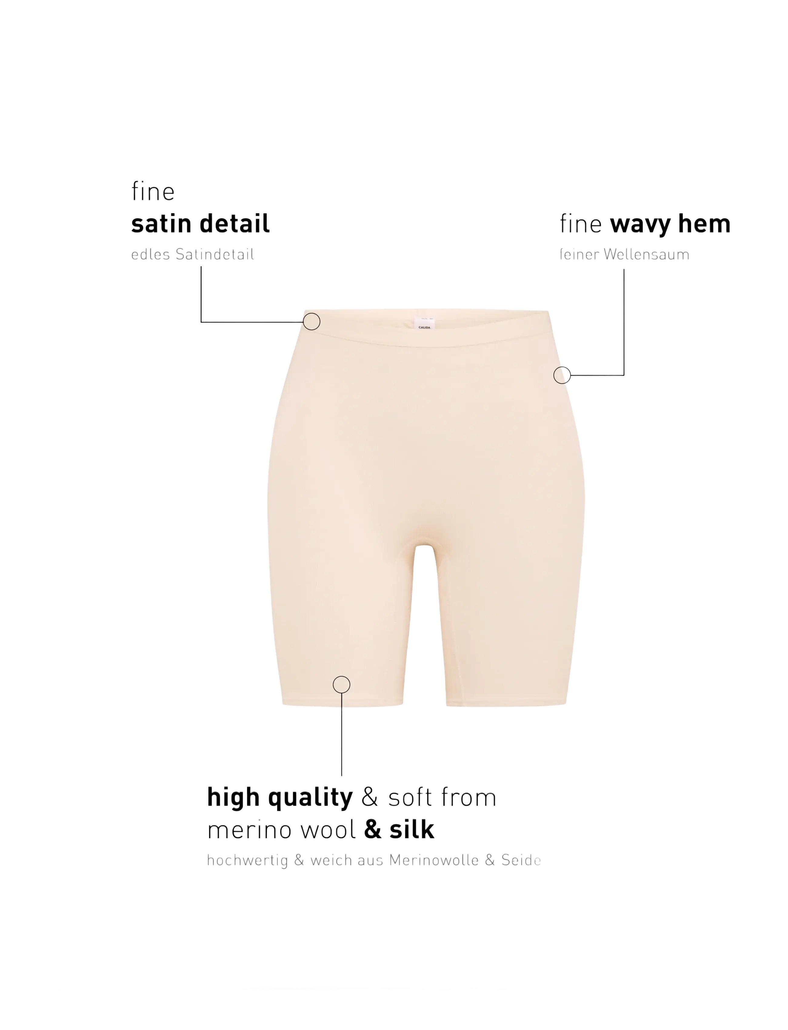 Calida - True Confidence  Pants - pyjamasshorts - light ivory - 2