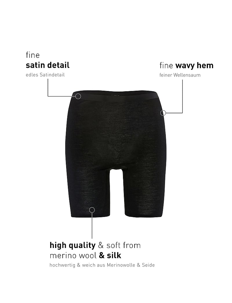 Calida - True Confidence Pants - shorts - ws black - 2