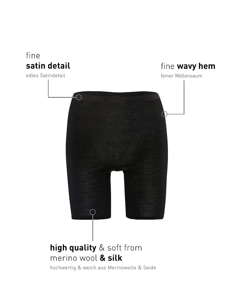 Calida - True Confidence Pants - szorty - ws black - 2