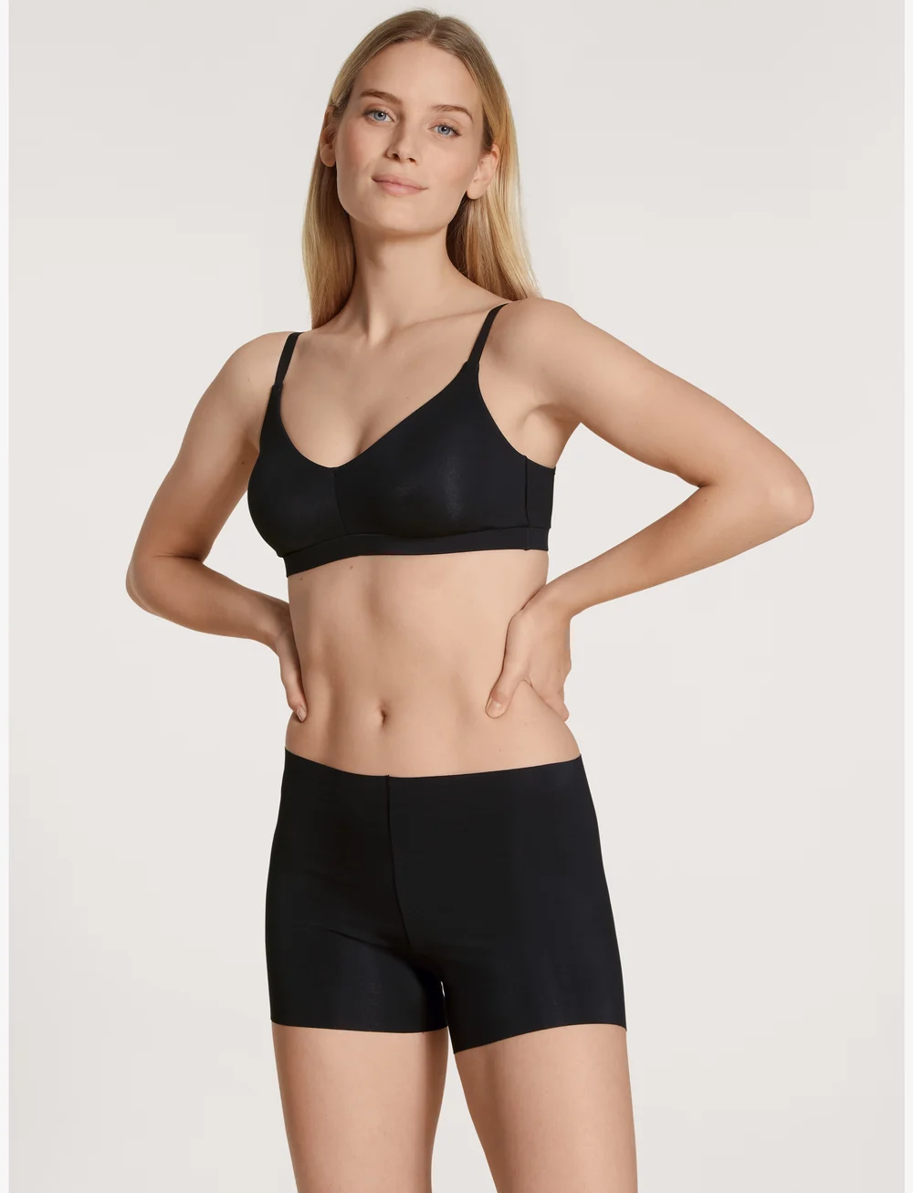 Calida - Natural Skin Pants - seamless trosor - black c2c - 0