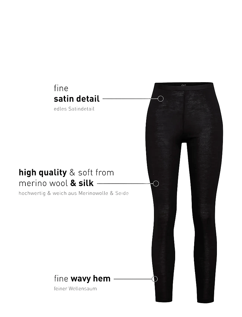 Calida - True Confidence Legging - leggings - black - 5