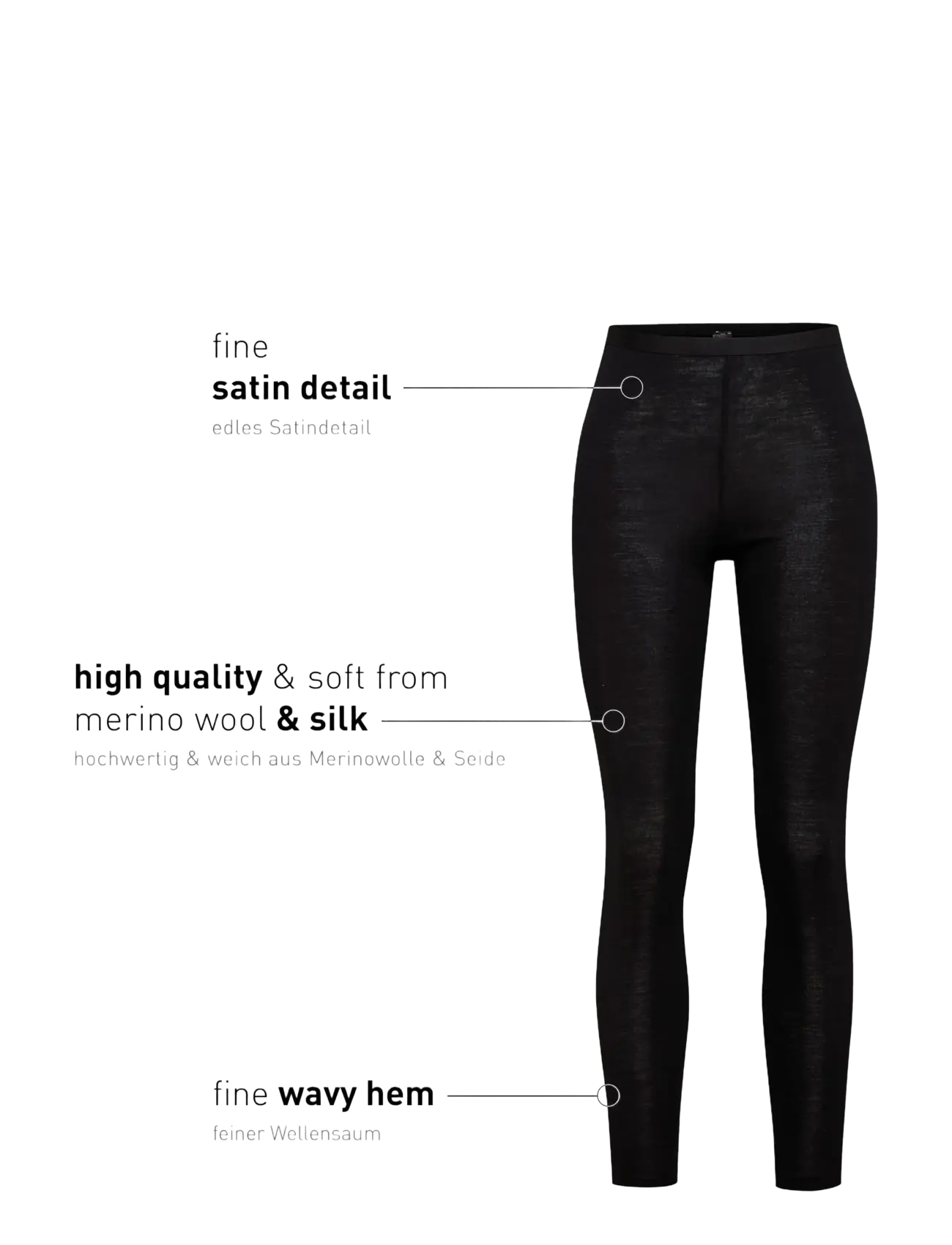Calida - True Confidence Legging - legginsit - black - 5