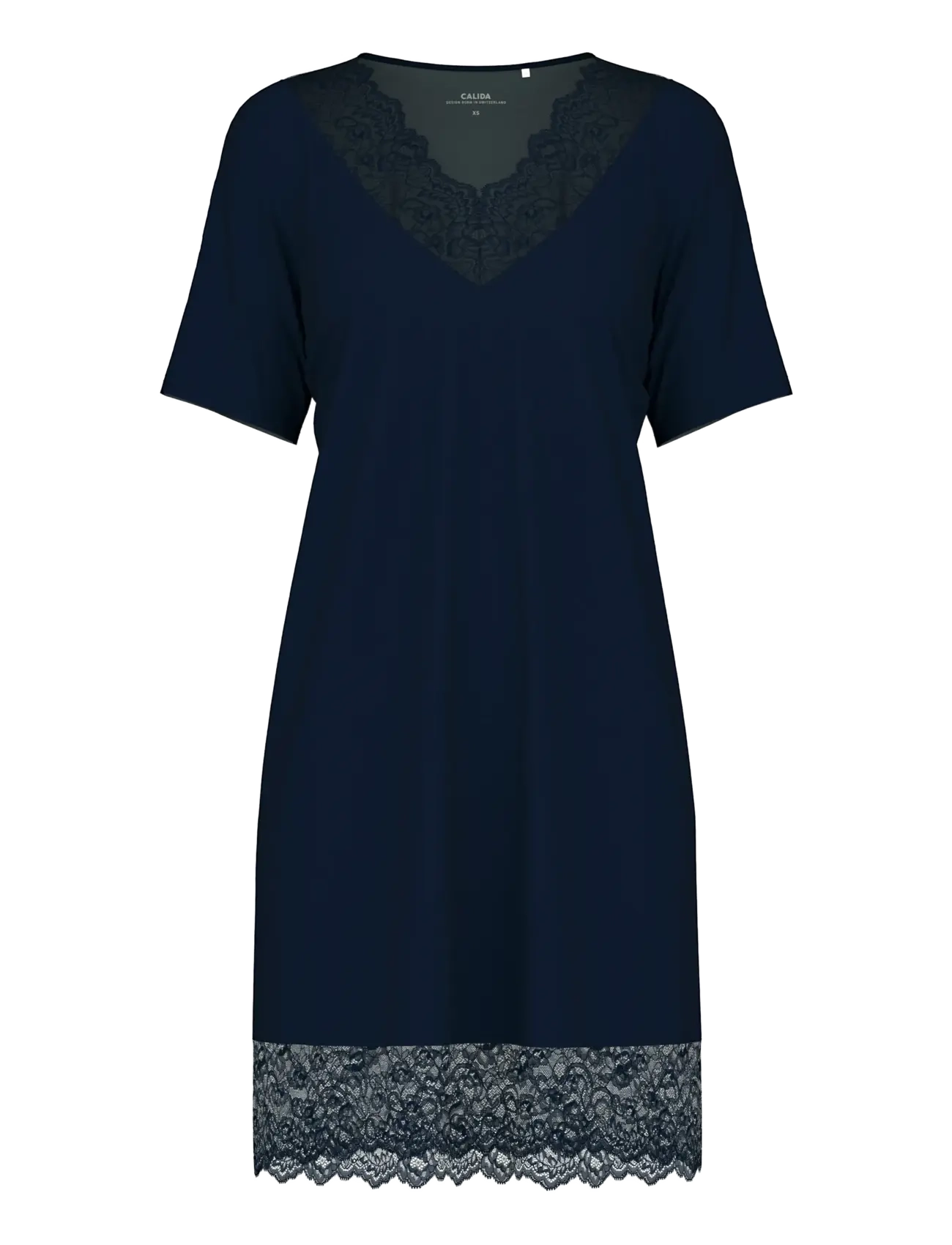 Calida Elegant Dreams  Sleepshirt - Nattlinnen - DARK LAPIS BLUE / navy