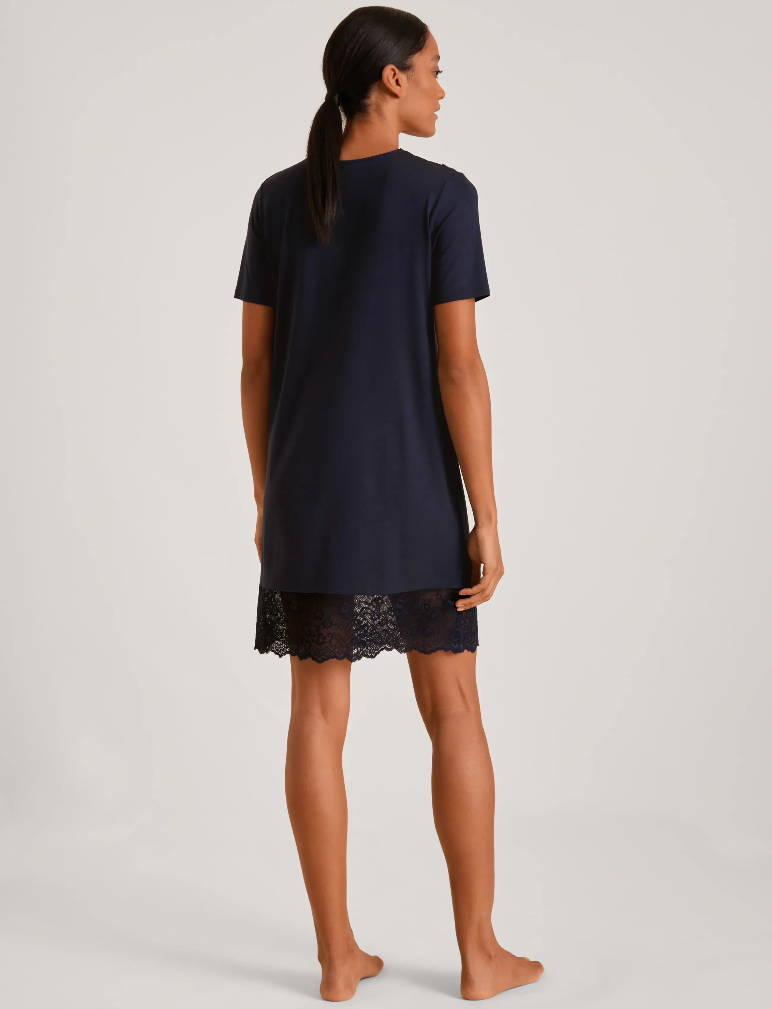 Calida - Elegant Dreams  Sleepshirt - nattlinnen - dark lapis blue - 3
