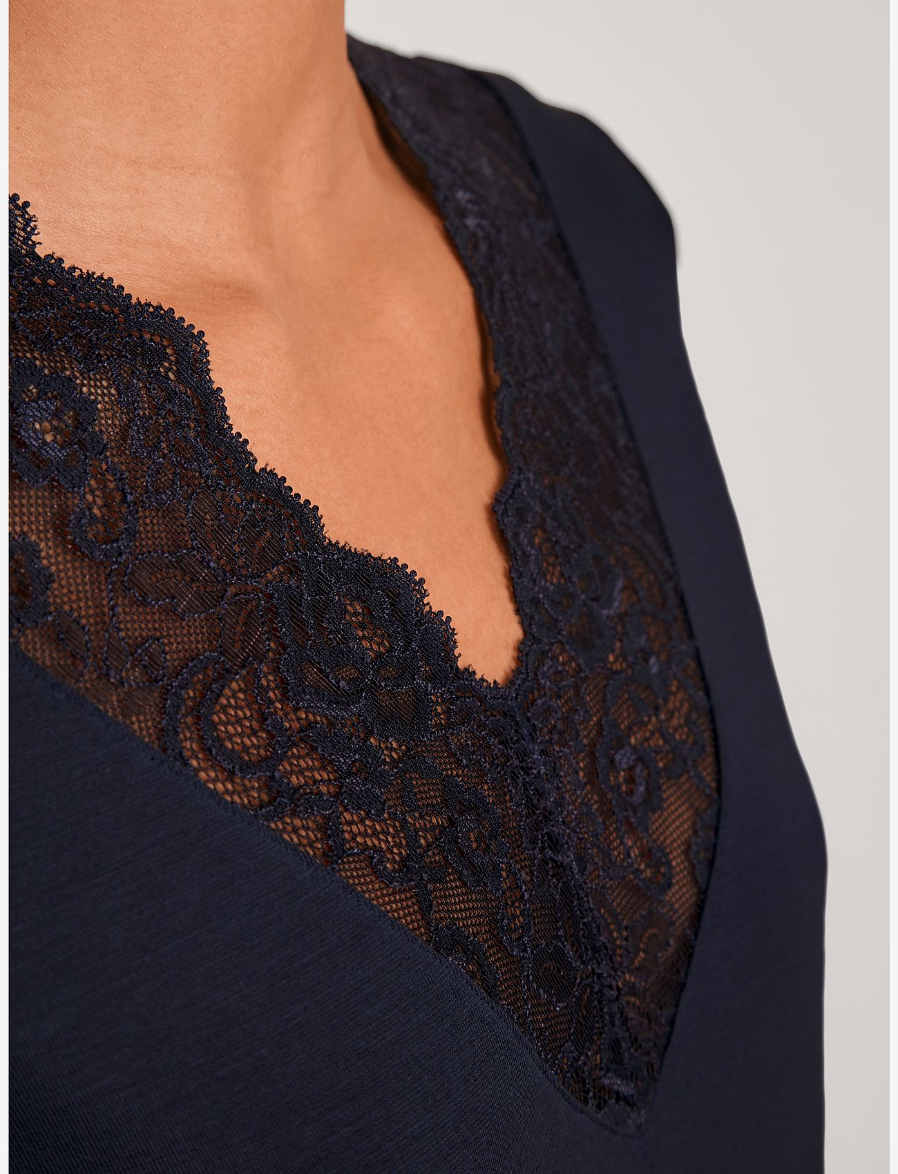 Calida - Elegant Dreams  Sleepshirt - nachthemden - dark lapis blue - 4