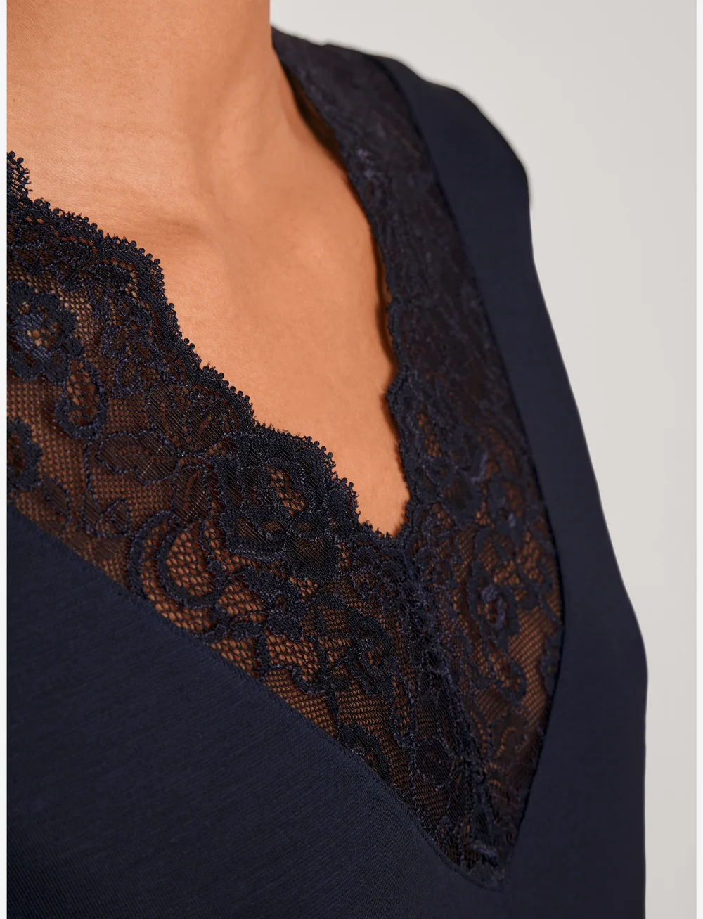 Calida - Elegant Dreams Sleepshirt - nattlinnen - dark lapis blue - 4