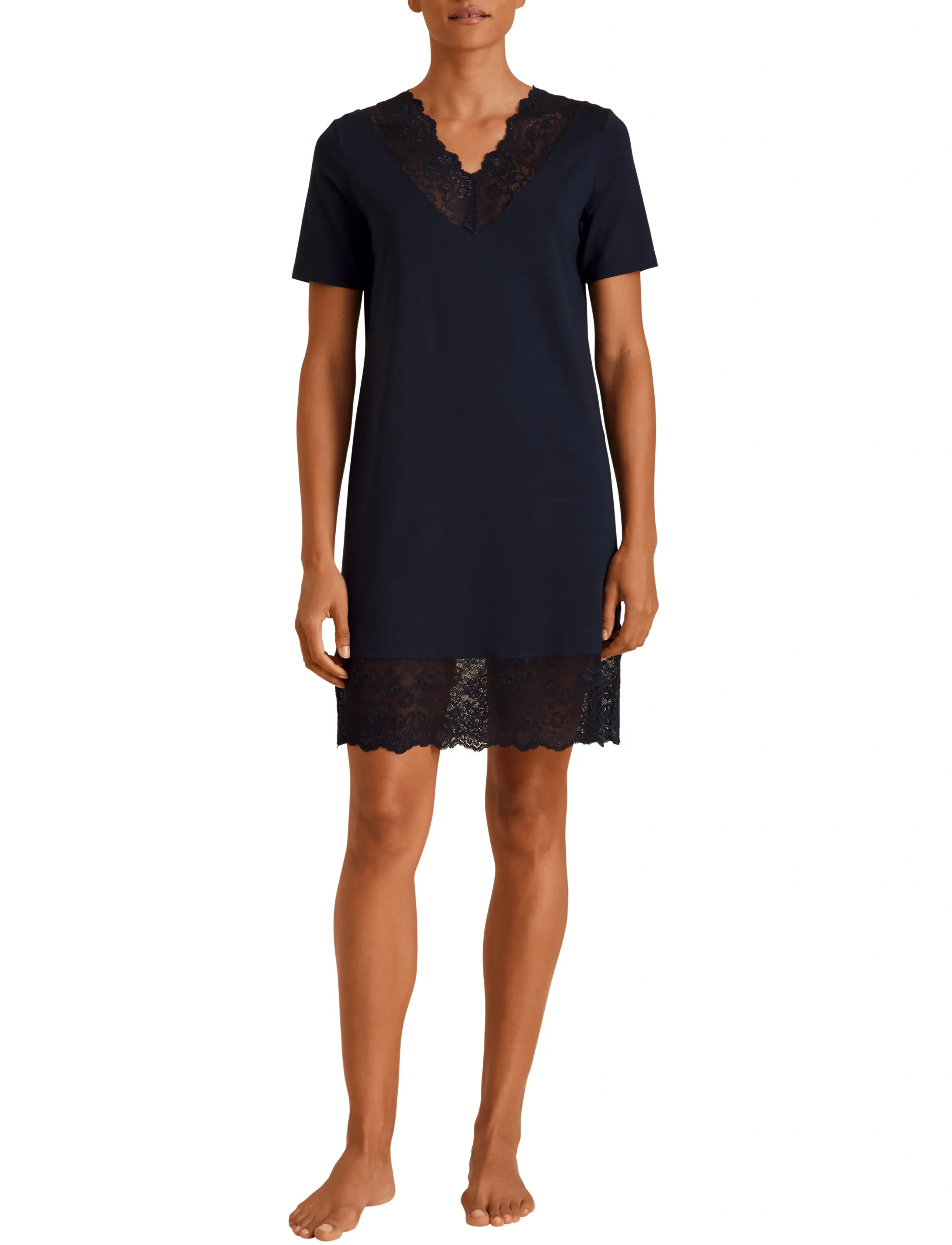 Calida - Elegant Dreams  Sleepshirt - nachthemden - dark lapis blue - 4