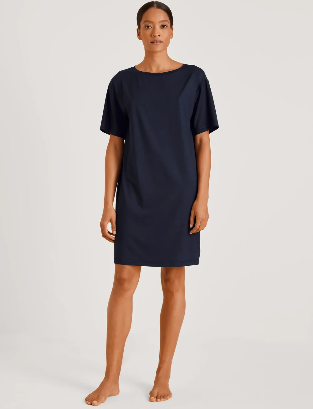 Calida - DSW Balancing Nightdress - natkjoler - dark lapis blue - 0