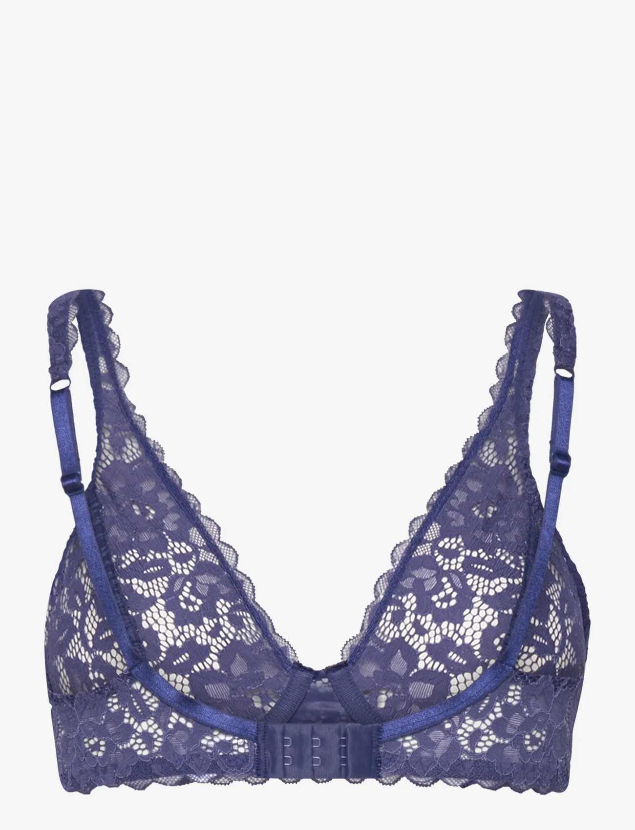 Calida - Natural Comfort Lace Soft Bra - wired bras - cobalt blue - 1